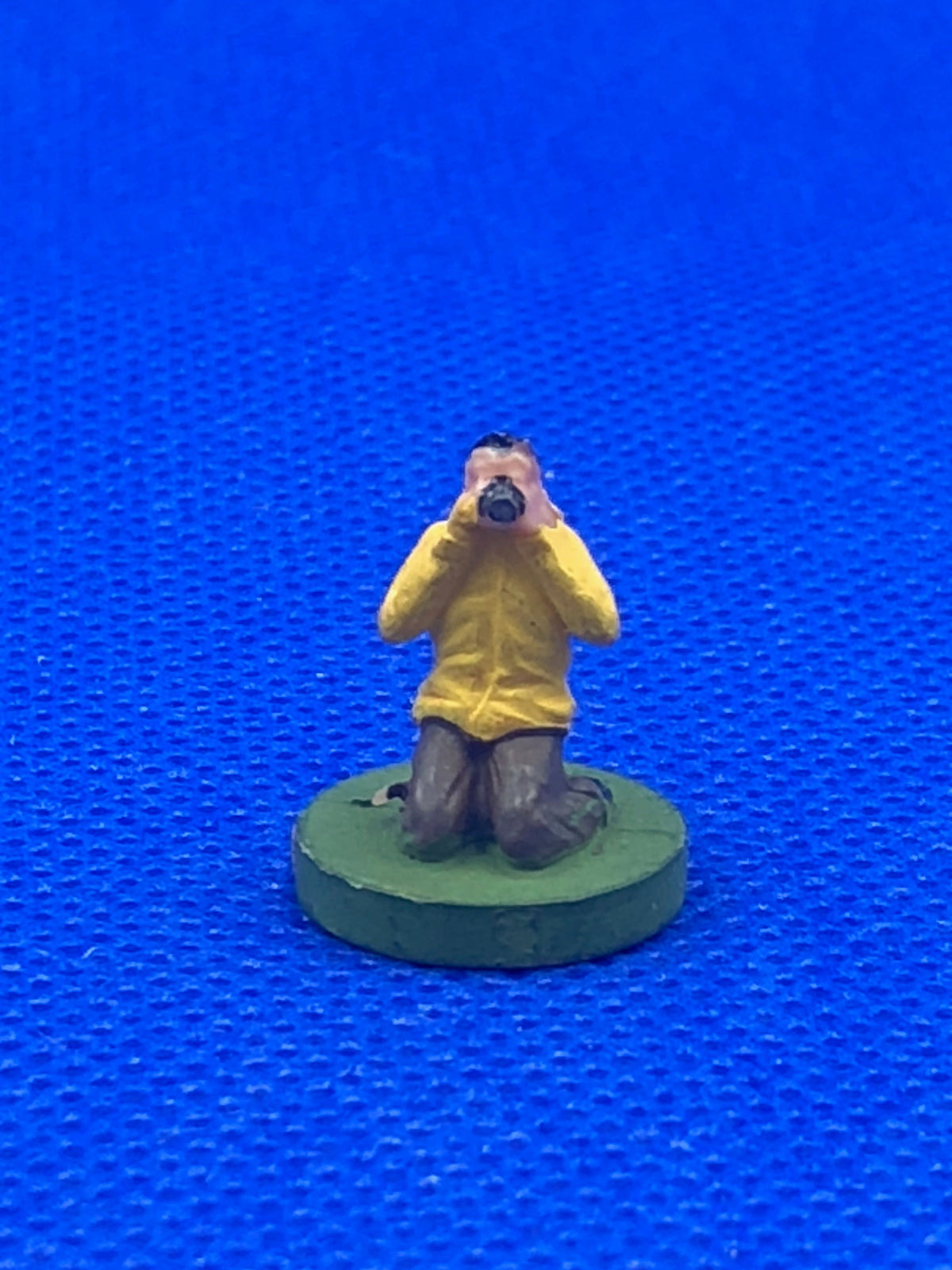 Subbuteo personaggio stadio Fotografo Chinato Abito Giallo
