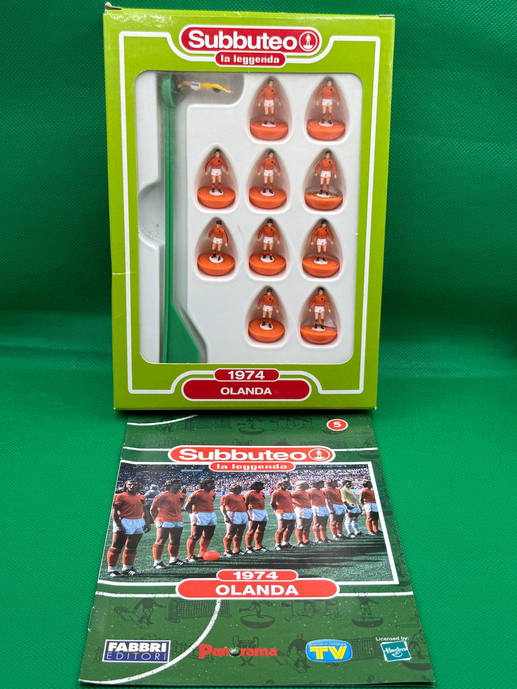 Subbuteo squadra Leggenda Lw Olanda 1974 - con Libretto
