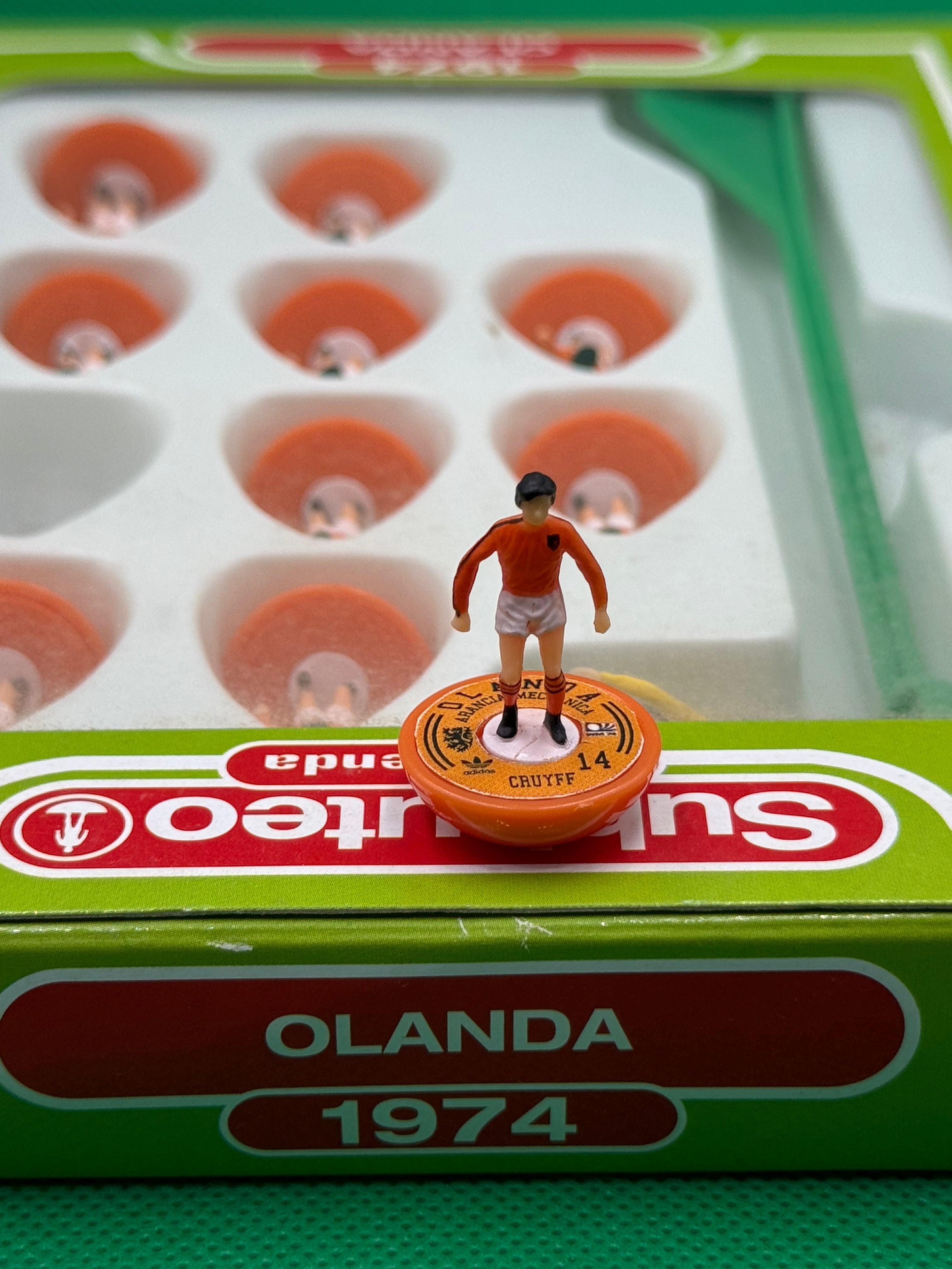 Subbuteo squadra Leggenda Lw Olanda 1974 - con Libretto