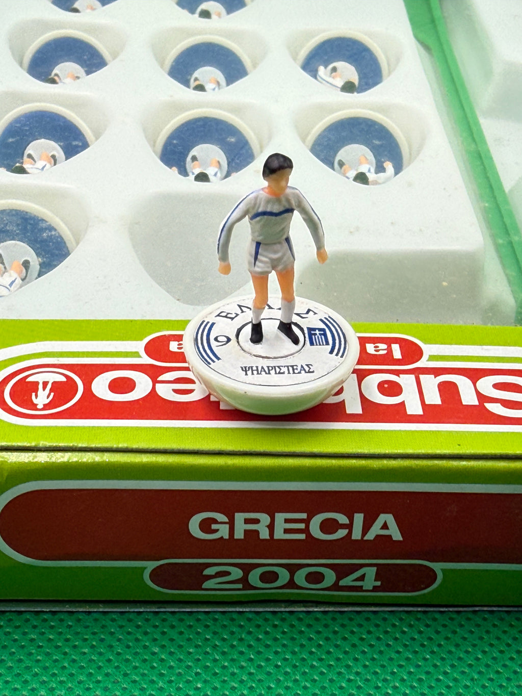 Subbuteo squadra Leggenda Lw Grecia 2004 - con Libretto