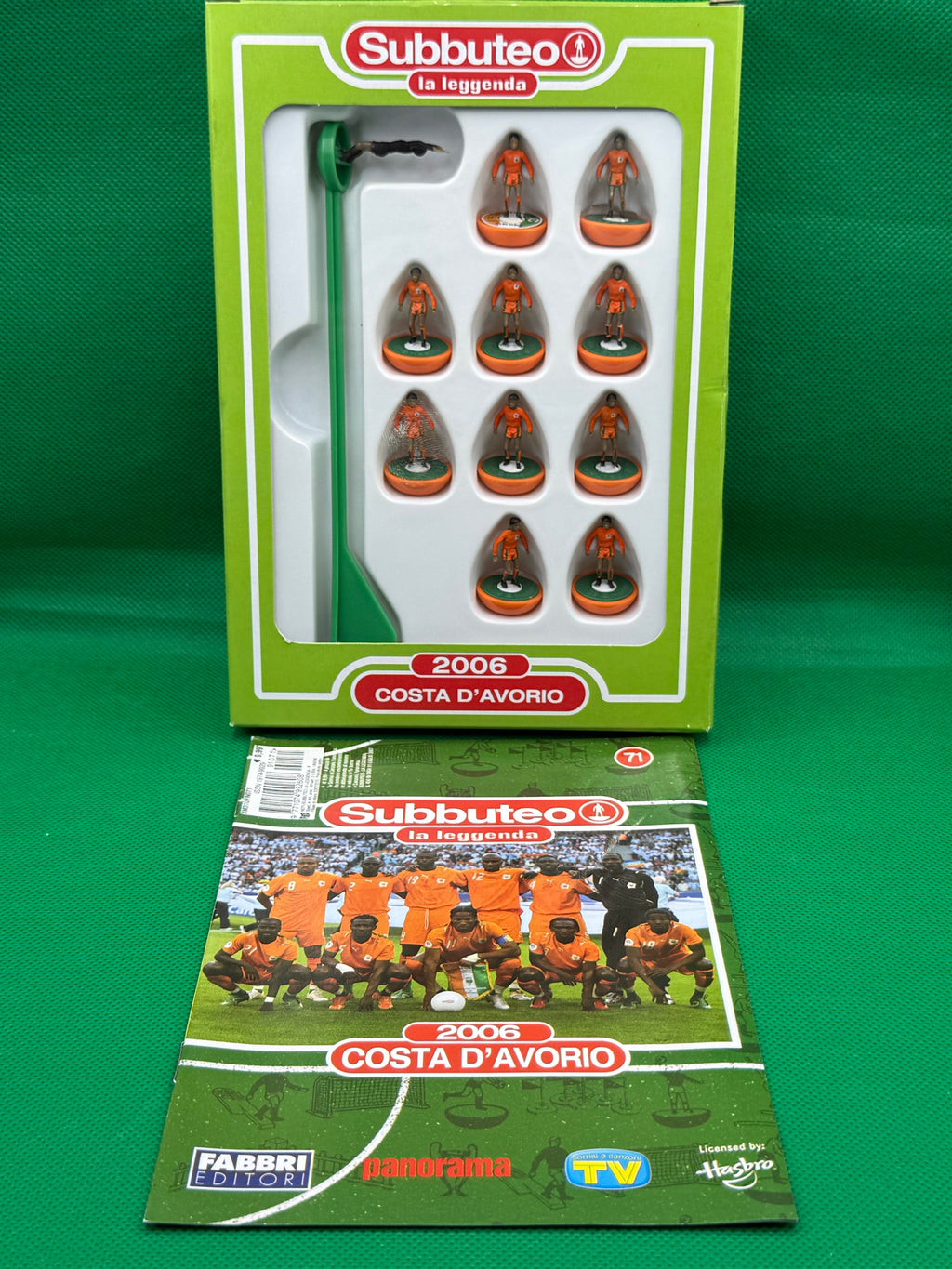 Subbuteo squadra Leggenda Lw Costa d'Avorio 2006 - con Libretto