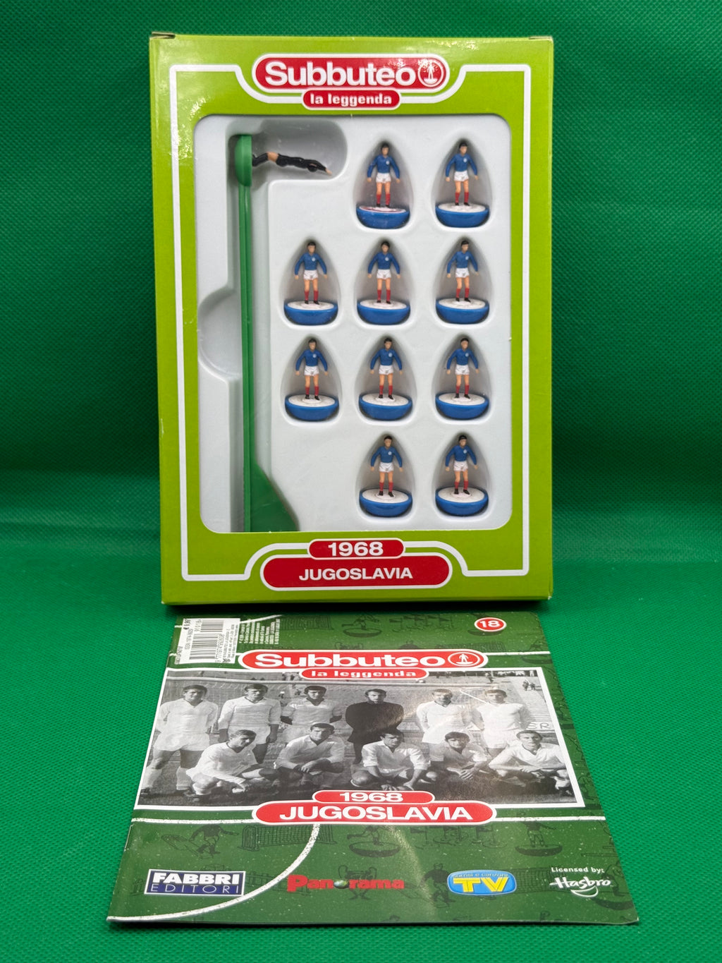 Subbuteo squadra Leggenda Lw Jugoslavia 1968 - con Libretto