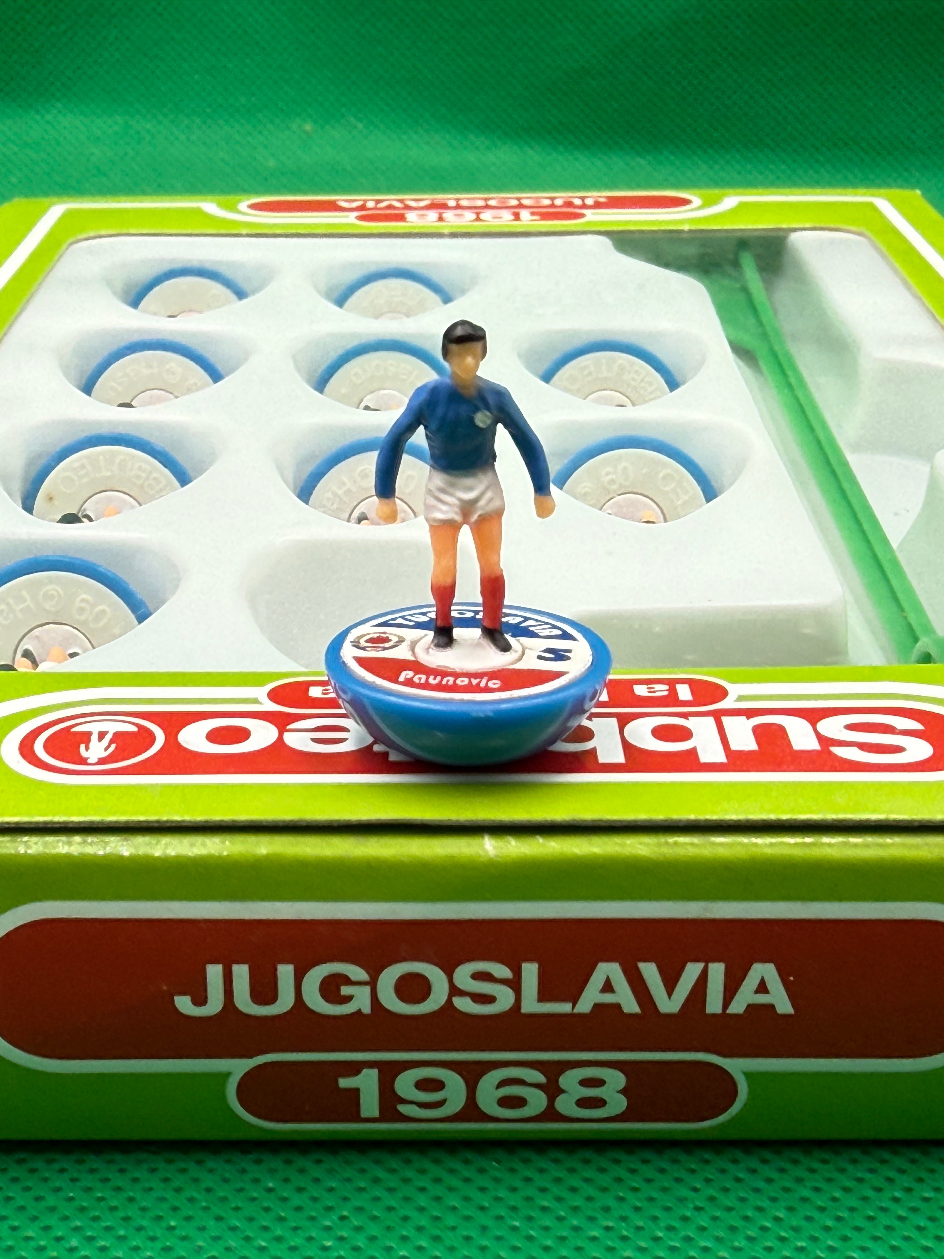 Subbuteo squadra Leggenda Lw Jugoslavia 1968 - con Libretto