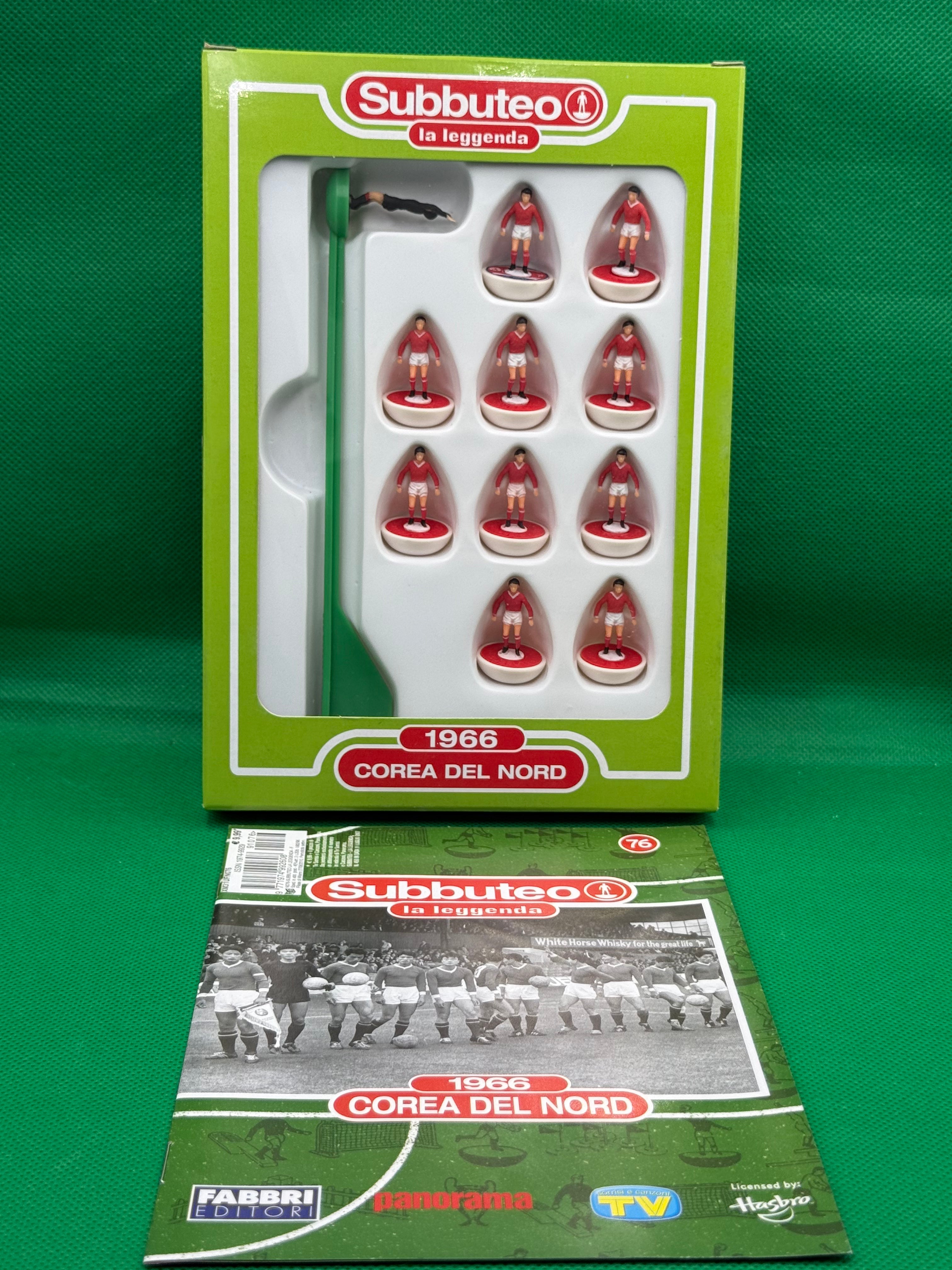 Subbuteo squadra Leggenda Lw Corea del Nord 1966 - con Libretto