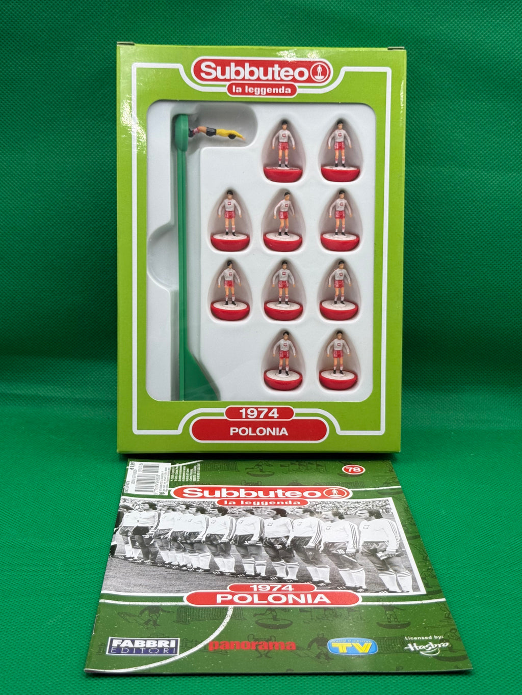 Subbuteo squadra Leggenda Lw Polonia 1974 - con Libretto