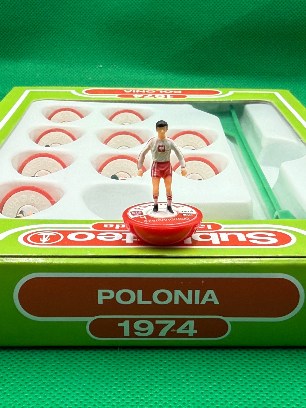 Subbuteo squadra Leggenda Lw Polonia 1974 - con Libretto