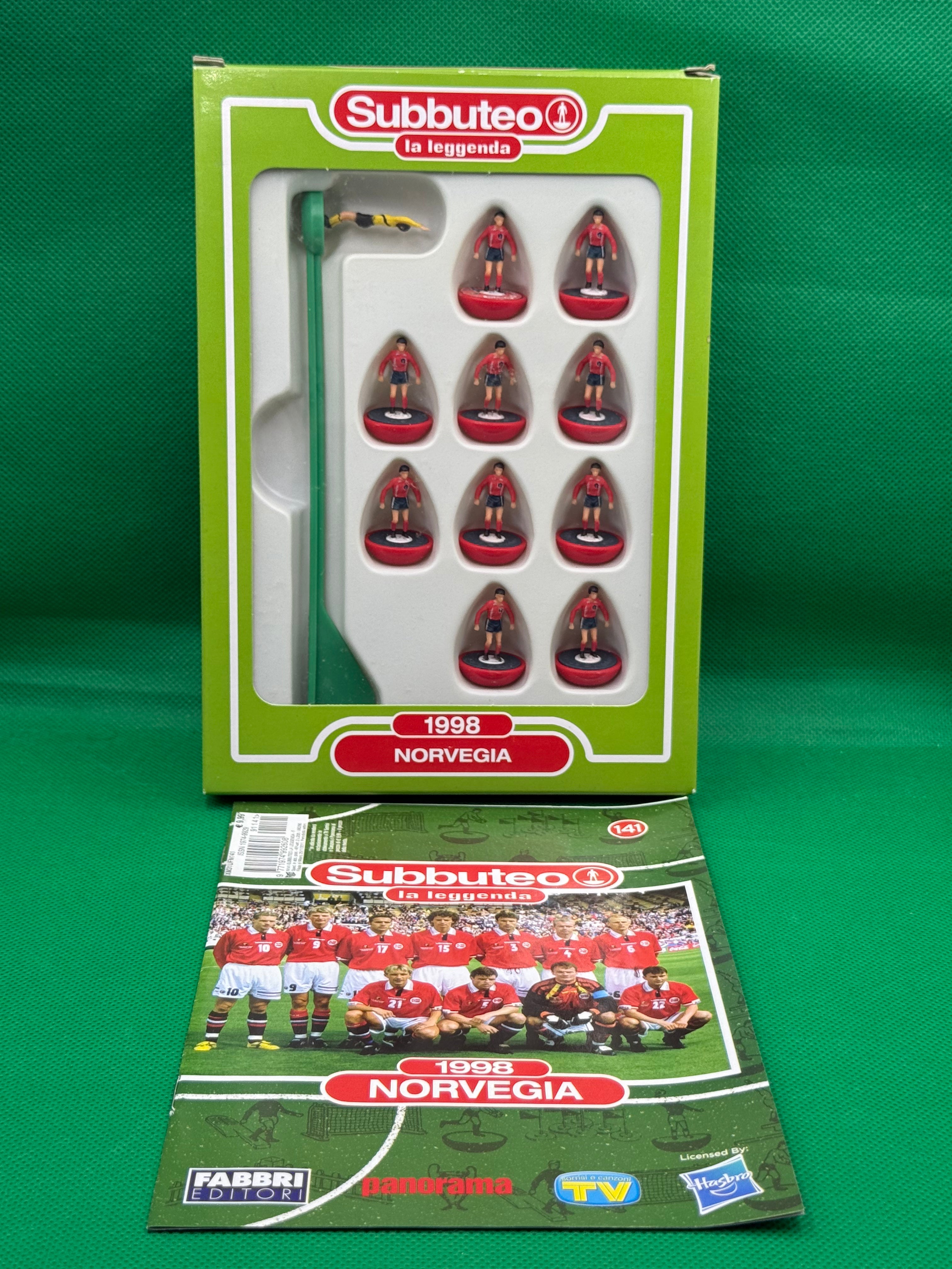 Subbuteo squadra Leggenda Lw Norvegia 1998 - con Libretto