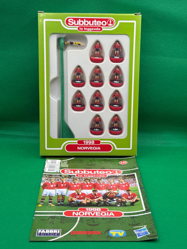 Subbuteo squadra Leggenda Lw Norvegia 1998 - con Libretto