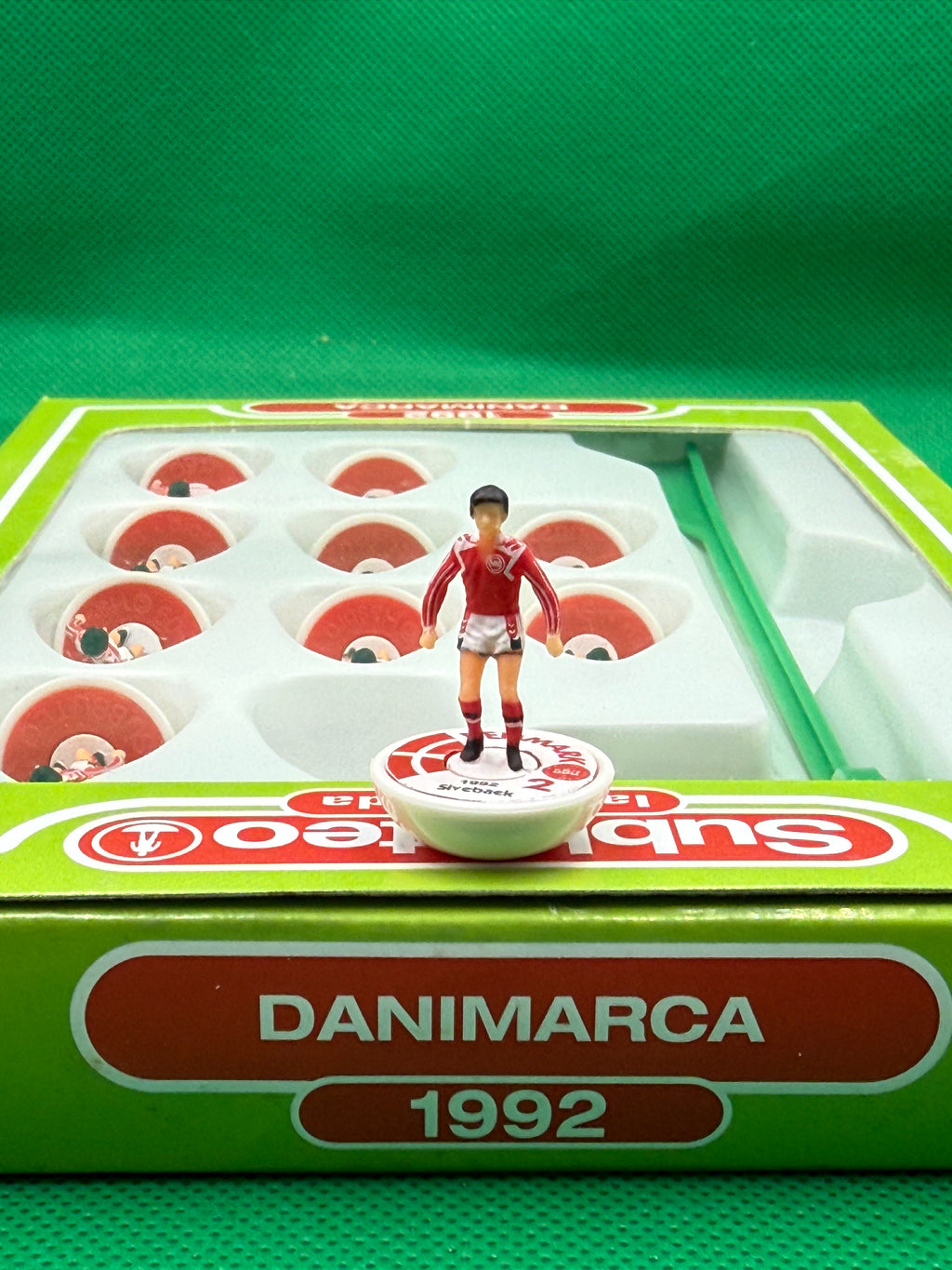 Subbuteo squadra Leggenda Lw Danimarca 1992 - con Libretto