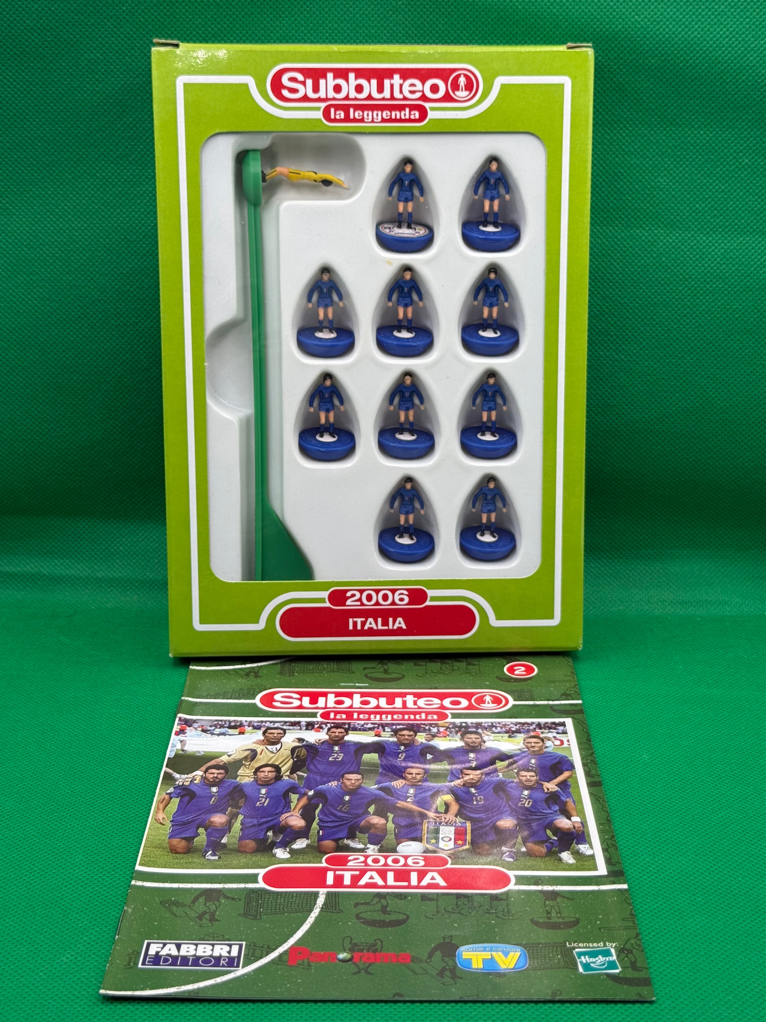 Subbuteo squadra Leggenda Lw Italia 2006 - con Libretto
