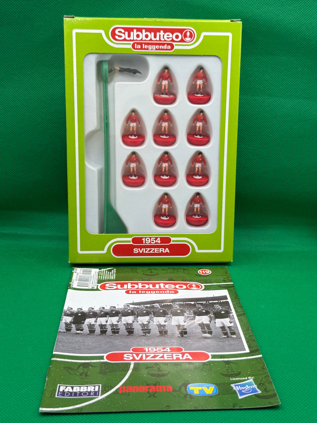 Subbuteo squadra Leggenda Lw Svizzera 1954 - con Libretto