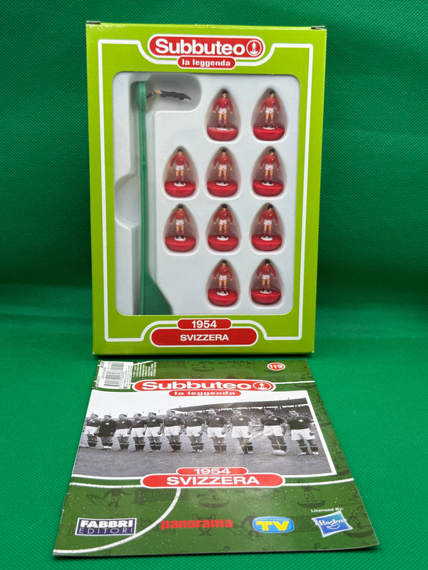Subbuteo squadra Leggenda Lw Svizzera 1954 - con Libretto