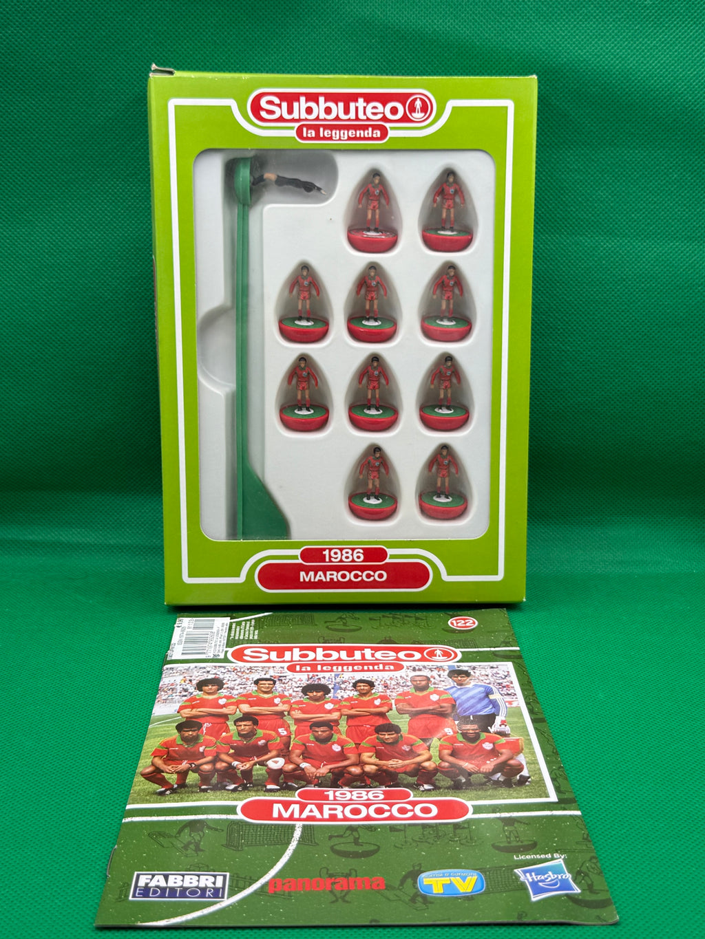 Subbuteo squadra Leggenda Lw Marocco 1986 - con Libretto