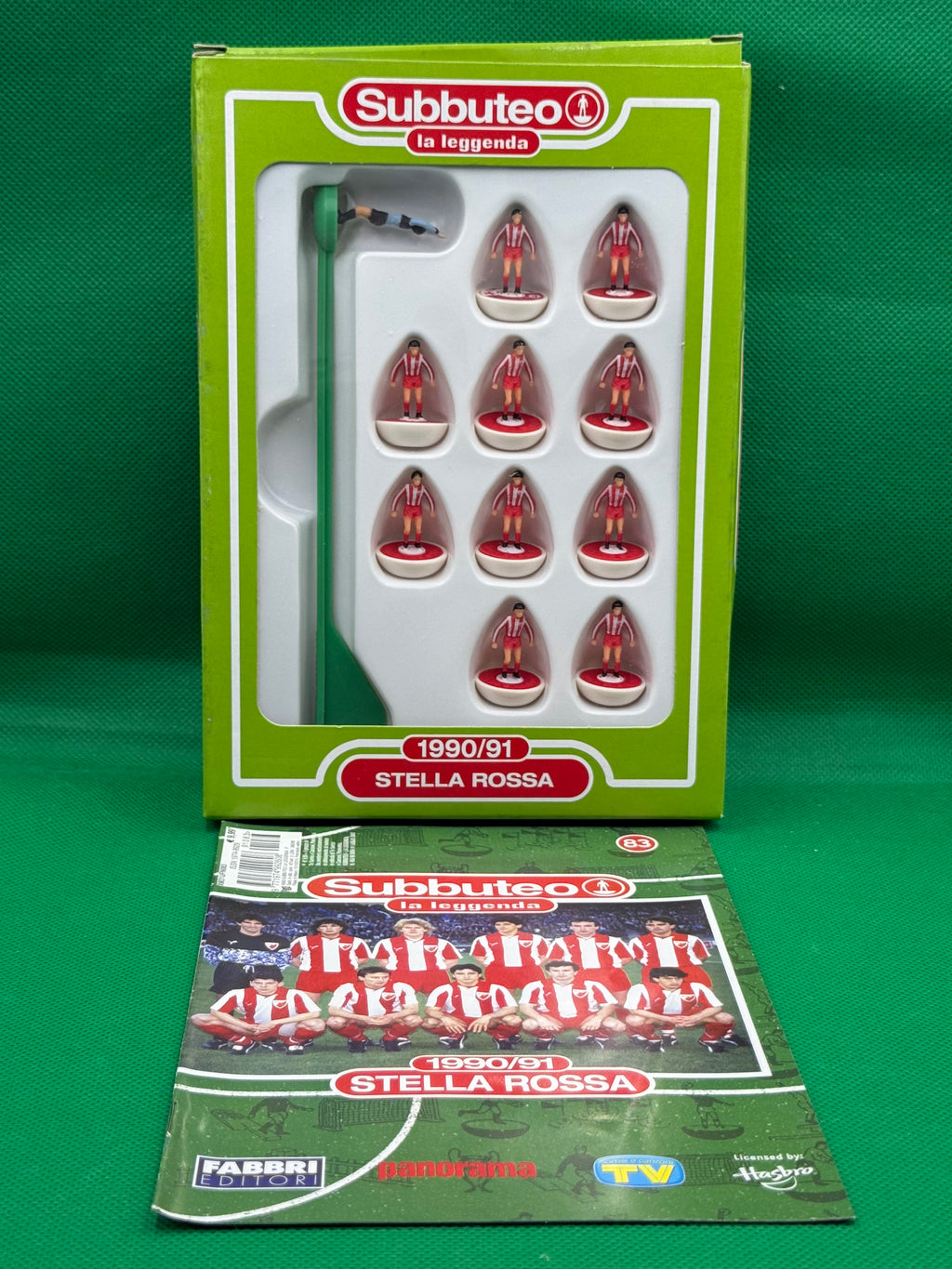 Subbuteo squadra Leggenda Lw Stella Rossa 1990/91 - con Libretto