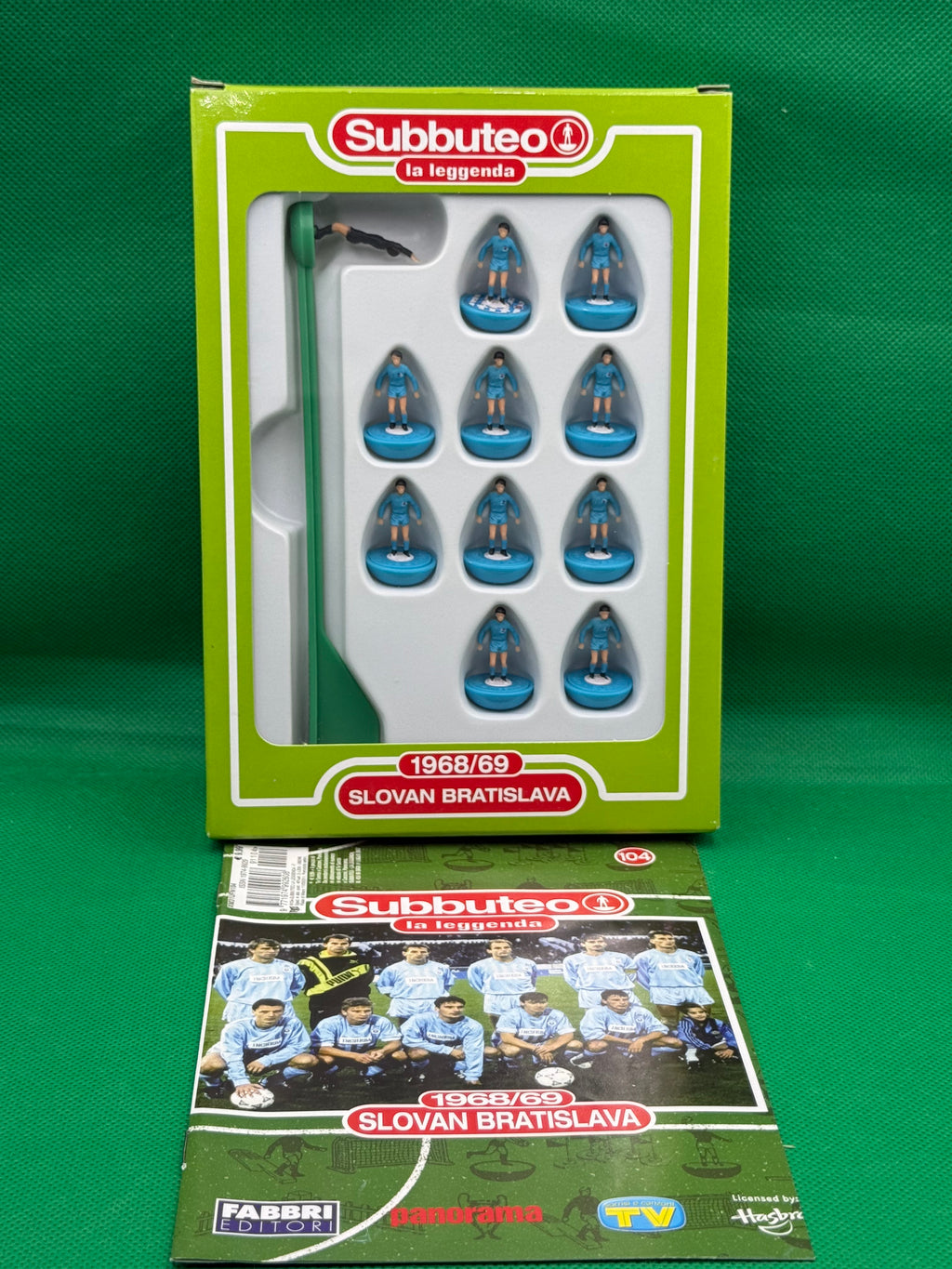 Subbuteo squadra Leggenda Lw Slovan Bratislava 1968/69 - con Libretto