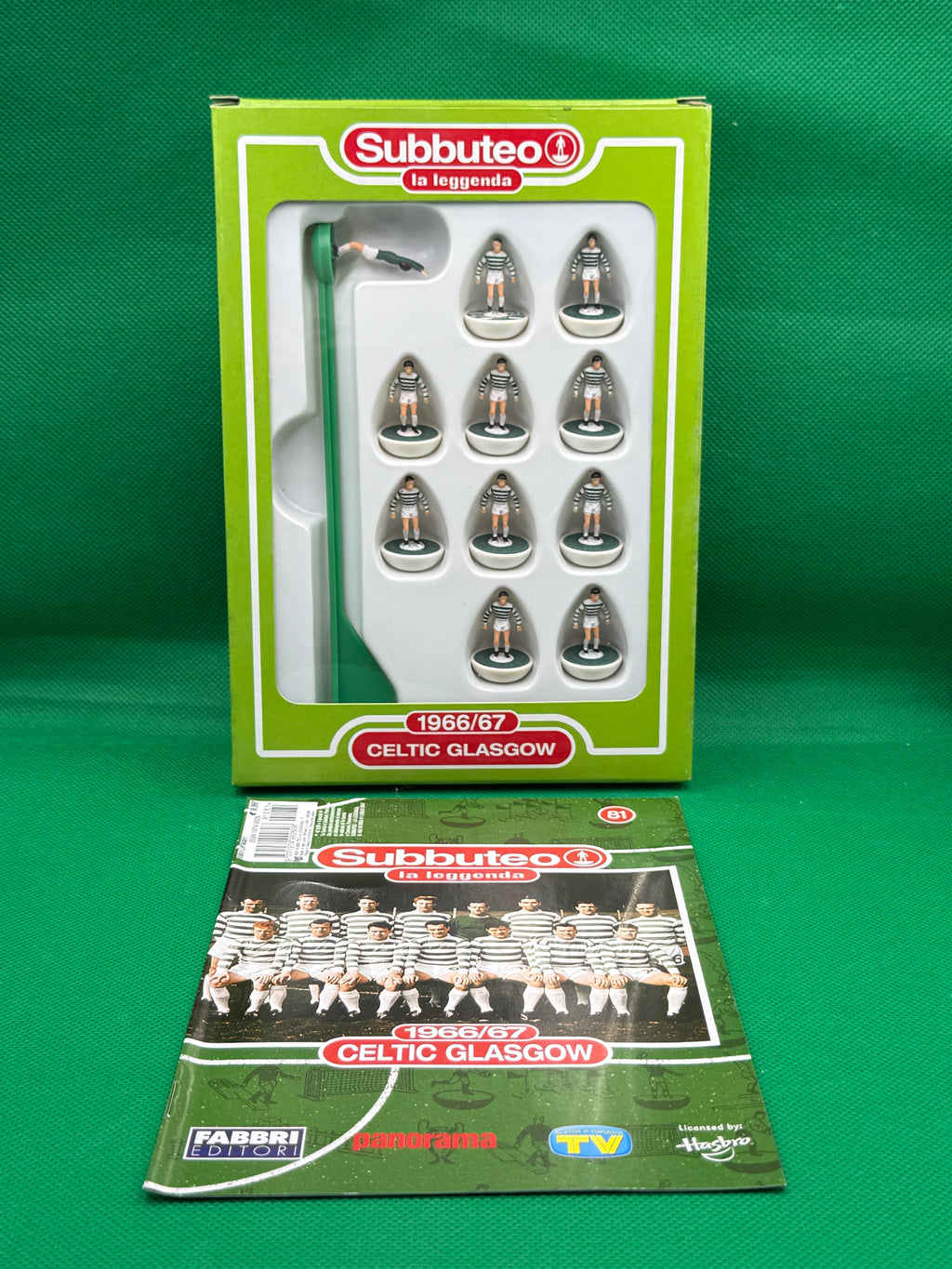Subbuteo squadra Leggenda Lw Celtic Glasgow 1966/67 - con Libretto