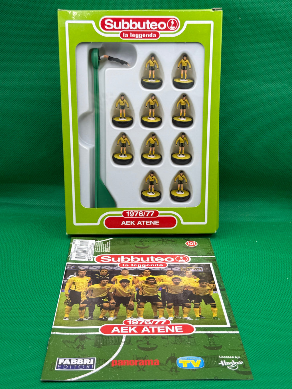 Subbuteo squadra Leggenda Lw Aek Atene 1976/77 - con Libretto