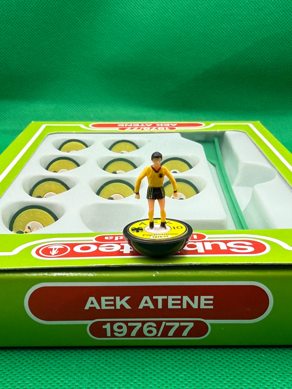 Subbuteo squadra Leggenda Lw Aek Atene 1976/77 - con Libretto