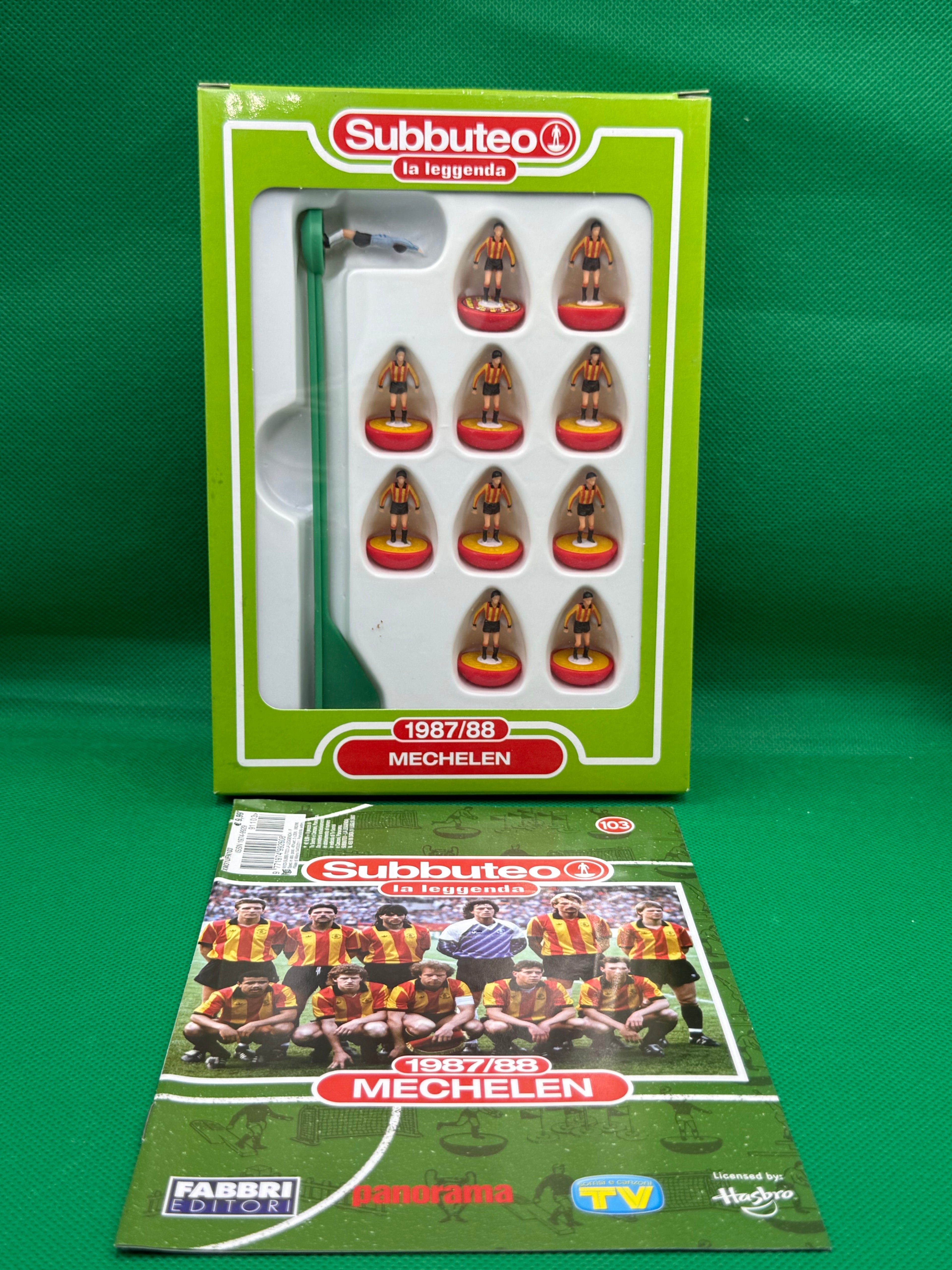 Subbuteo squadra Leggenda Lw Mechelen 1987/88 - con Libretto