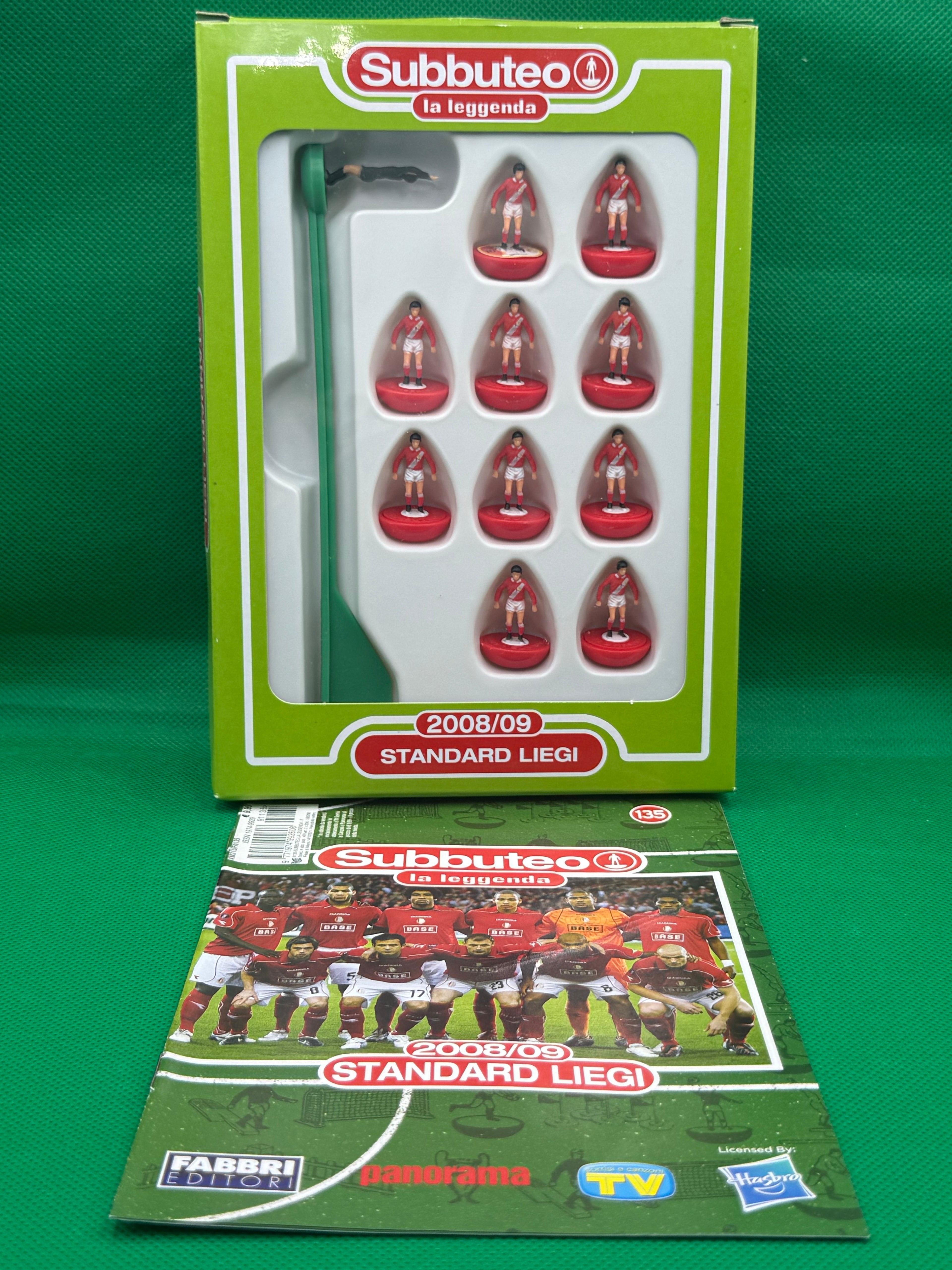 Subbuteo squadra Leggenda Lw Standard Liegi 2008/09 - con Libretto