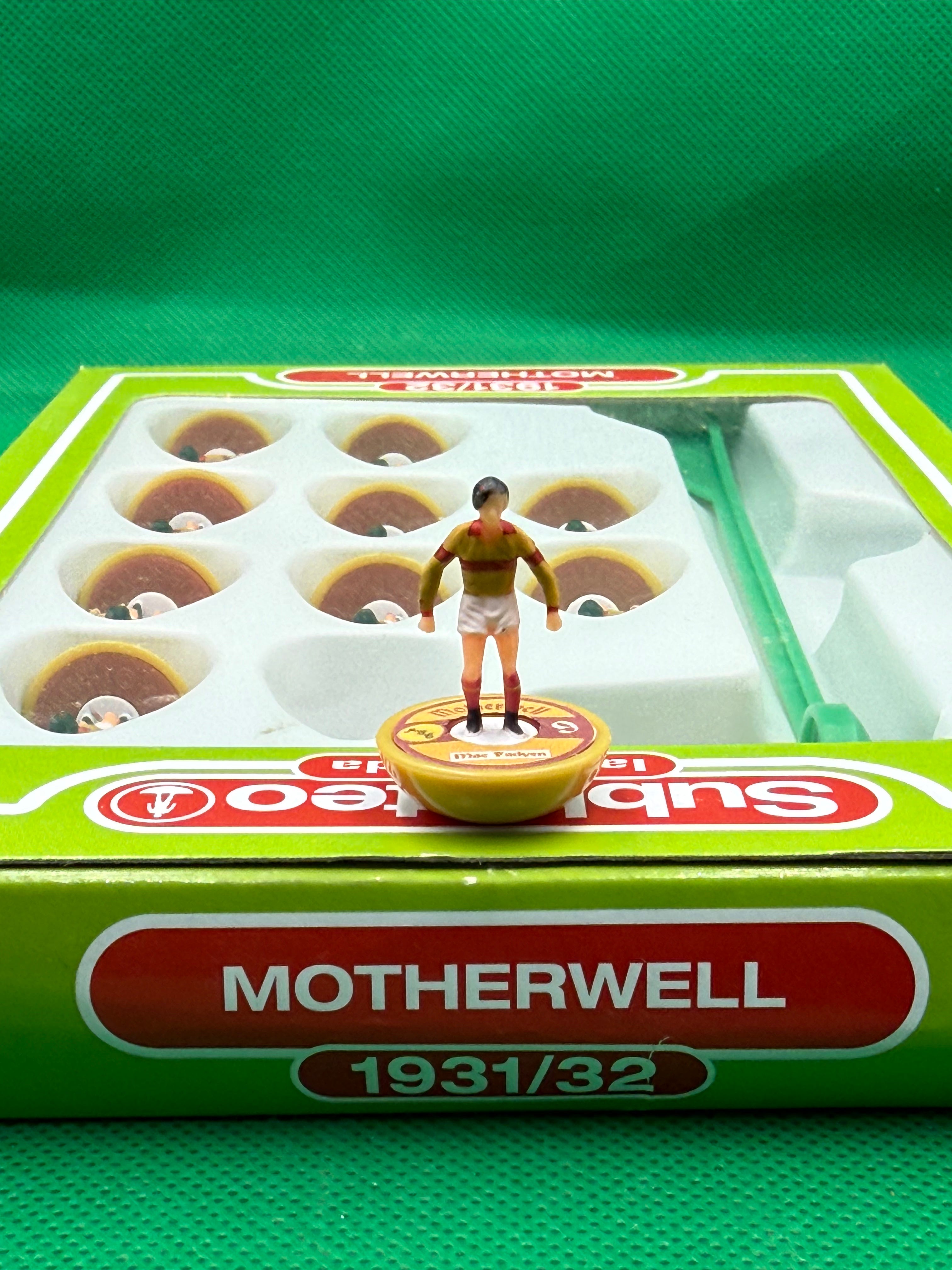 Subbuteo squadra Leggenda Lw Motherwell 1931/32 - con Libretto