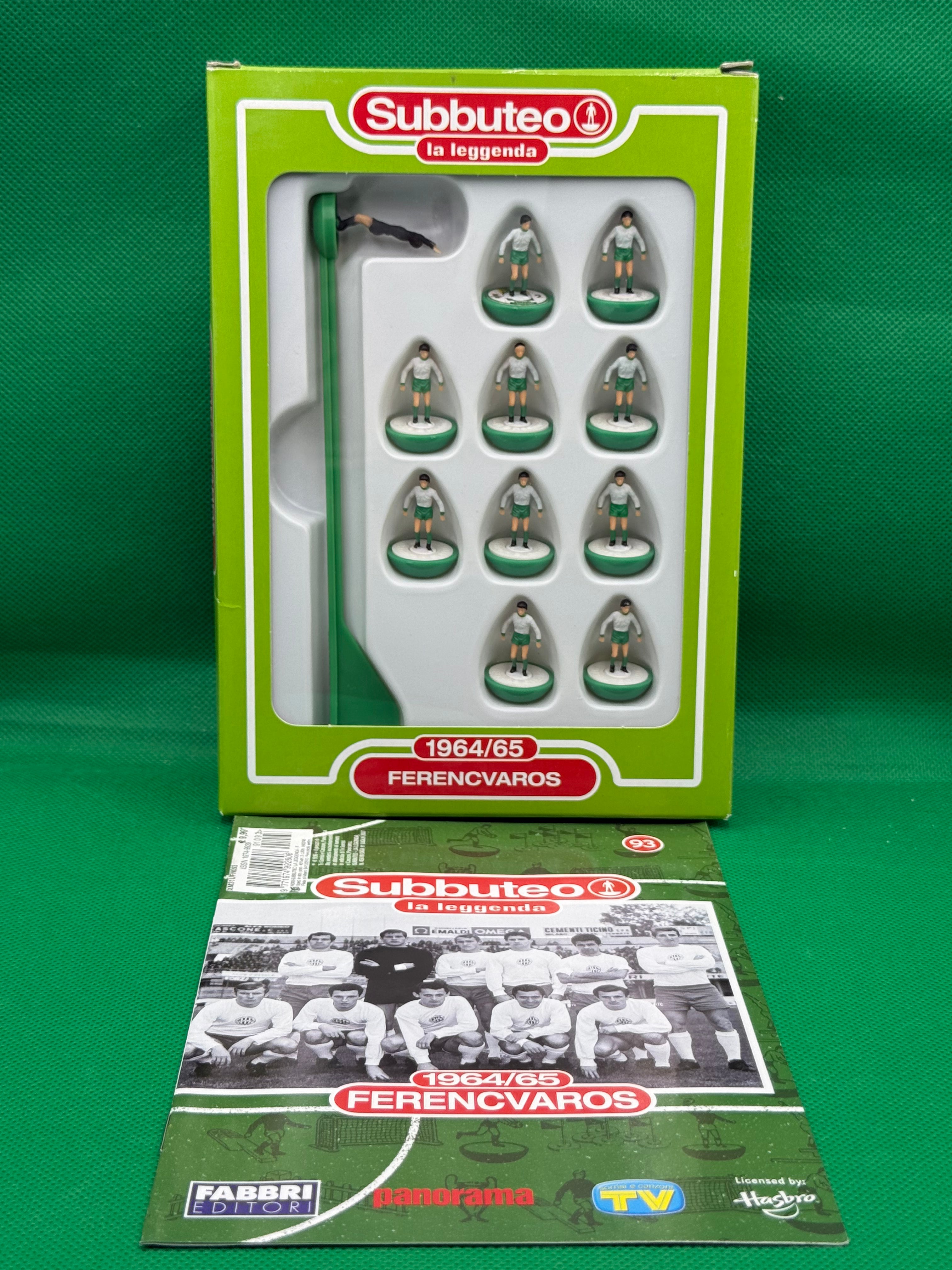 Subbuteo squadra Leggenda Lw Ferencvaros 1964/65 - con Libretto