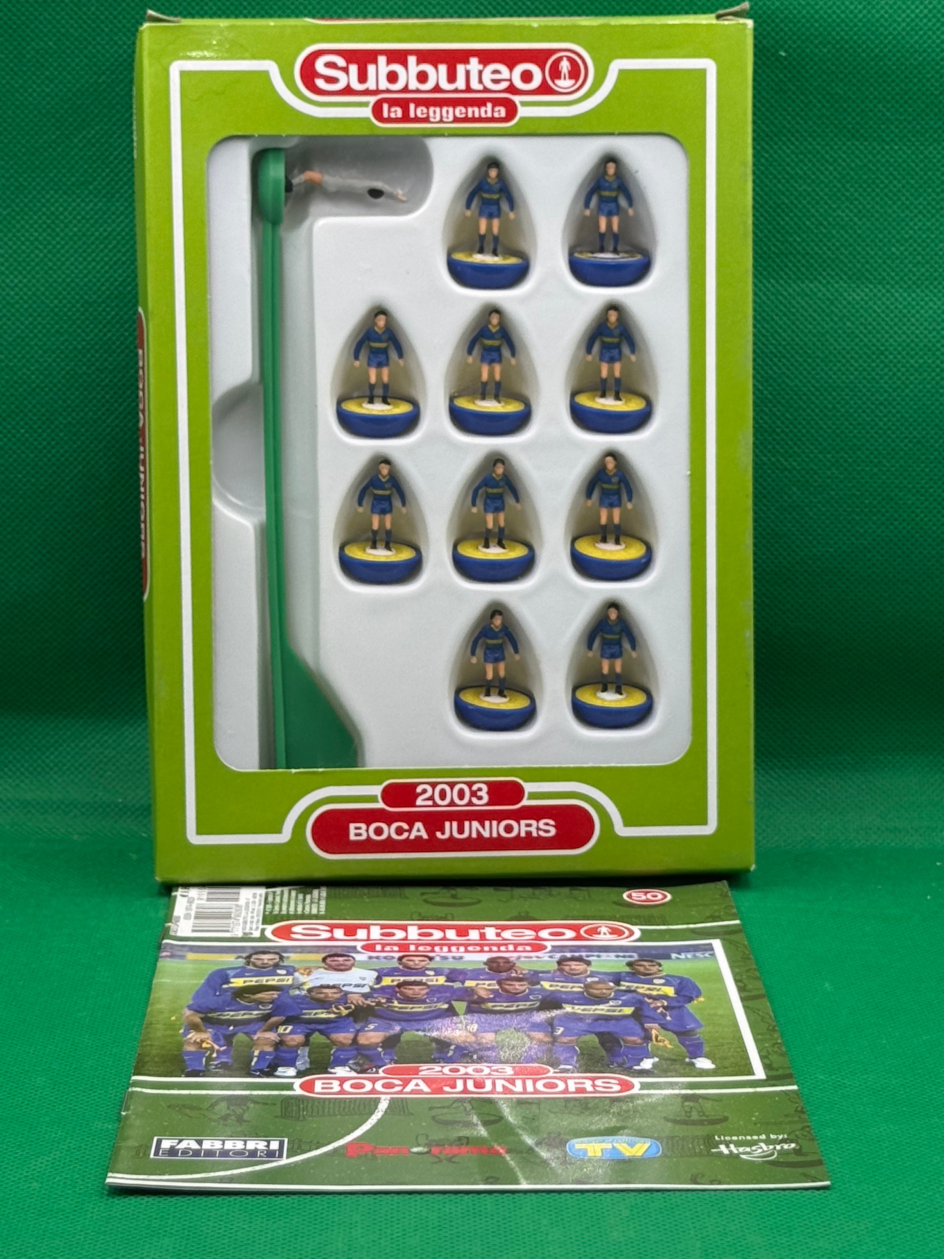 Subbuteo squadra Leggenda Lw Boca Juniores 2003 - con Libretto
