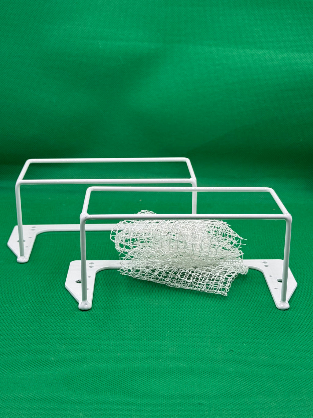 Subbuteo coppia di porte in metallo Evo
