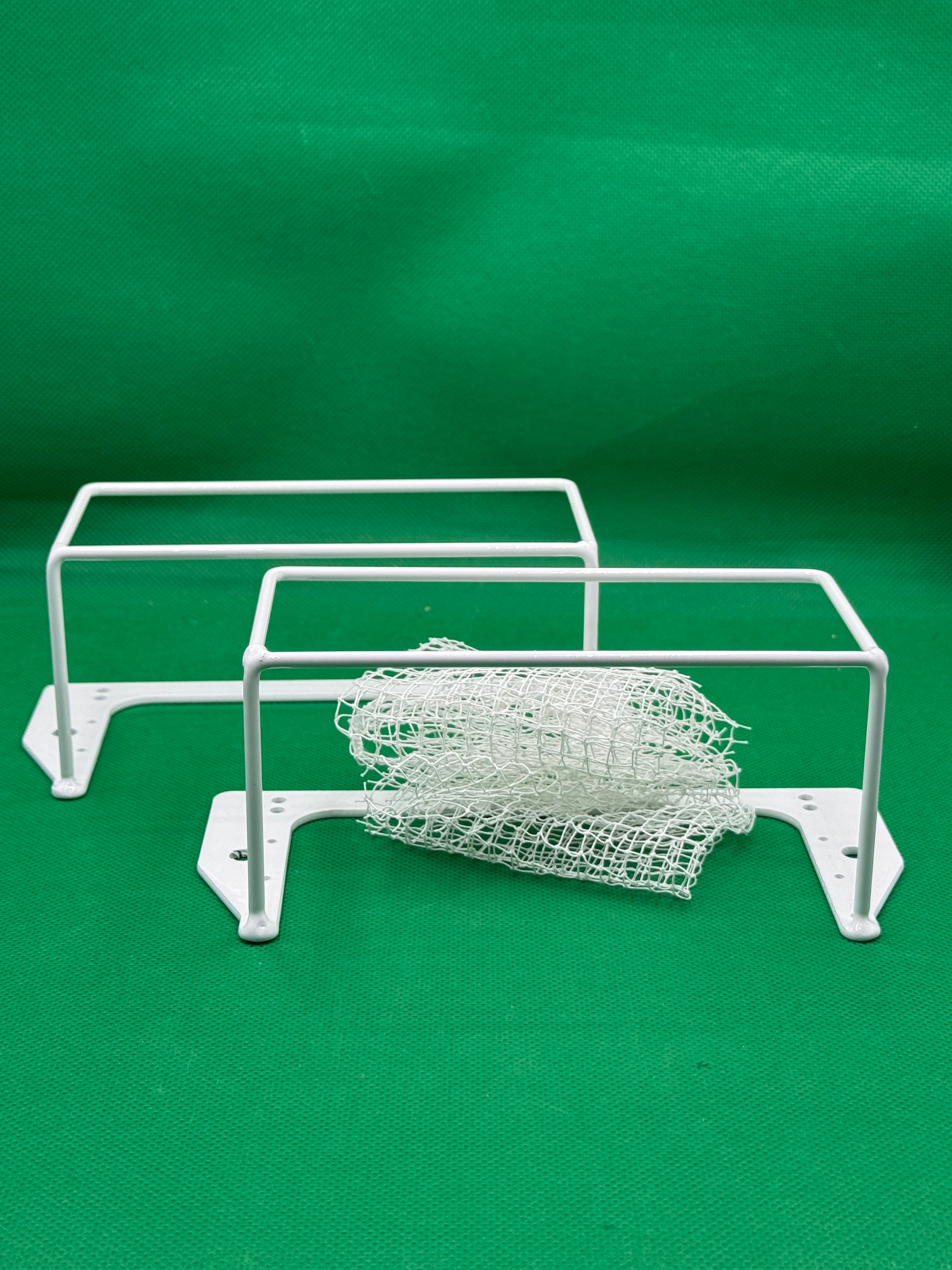 Subbuteo coppia di porte in metallo Evo