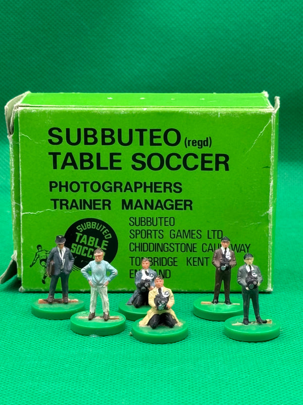Subbuteo photographers trainer Manager C104