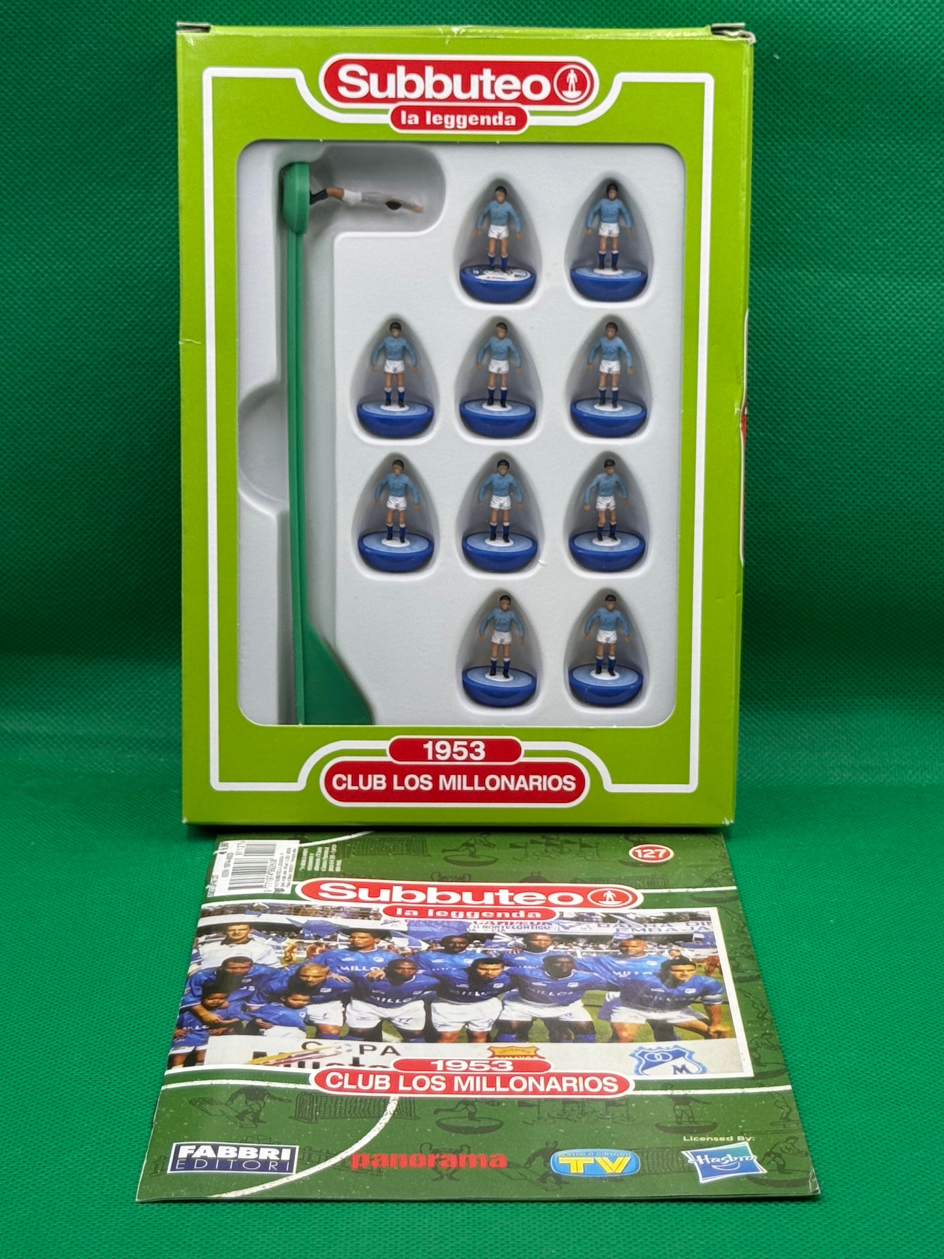 Subbuteo squadra Leggenda Lw Club Los Millonarios 1953 - con Libretto