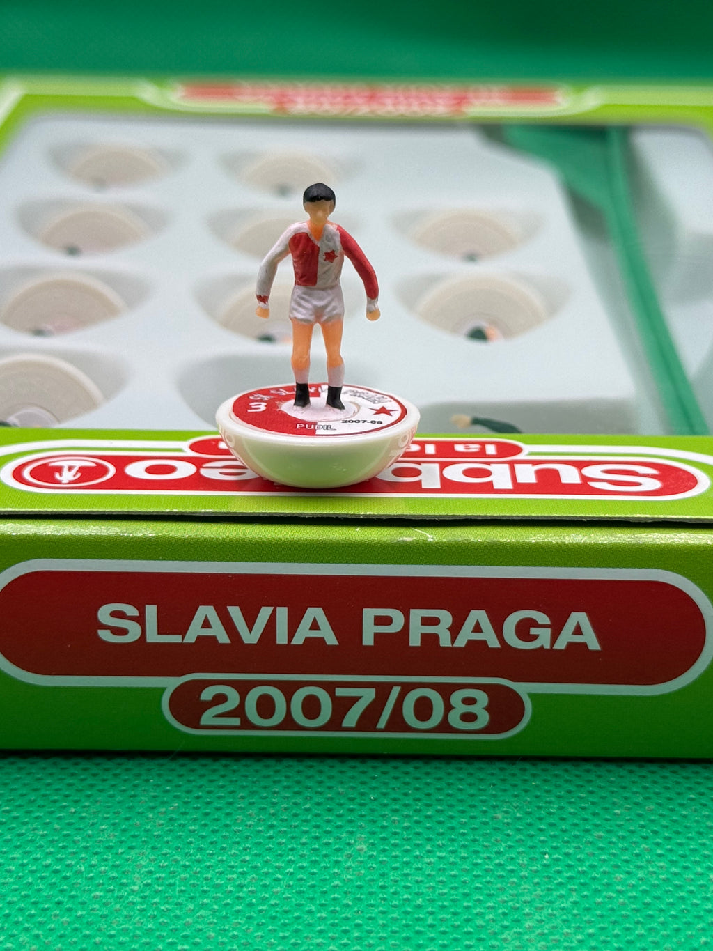 Subbuteo squadra Leggenda Lw Slavia Praga 2007/08 - con Libretto
