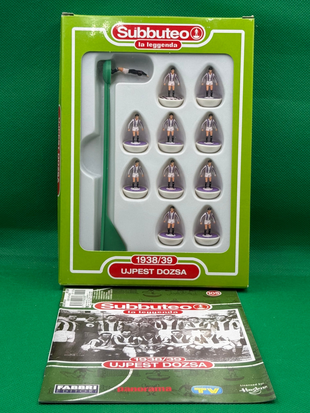 Subbuteo squadra Leggenda Lw Ujpest Dosa 1938/39 - con Libretto