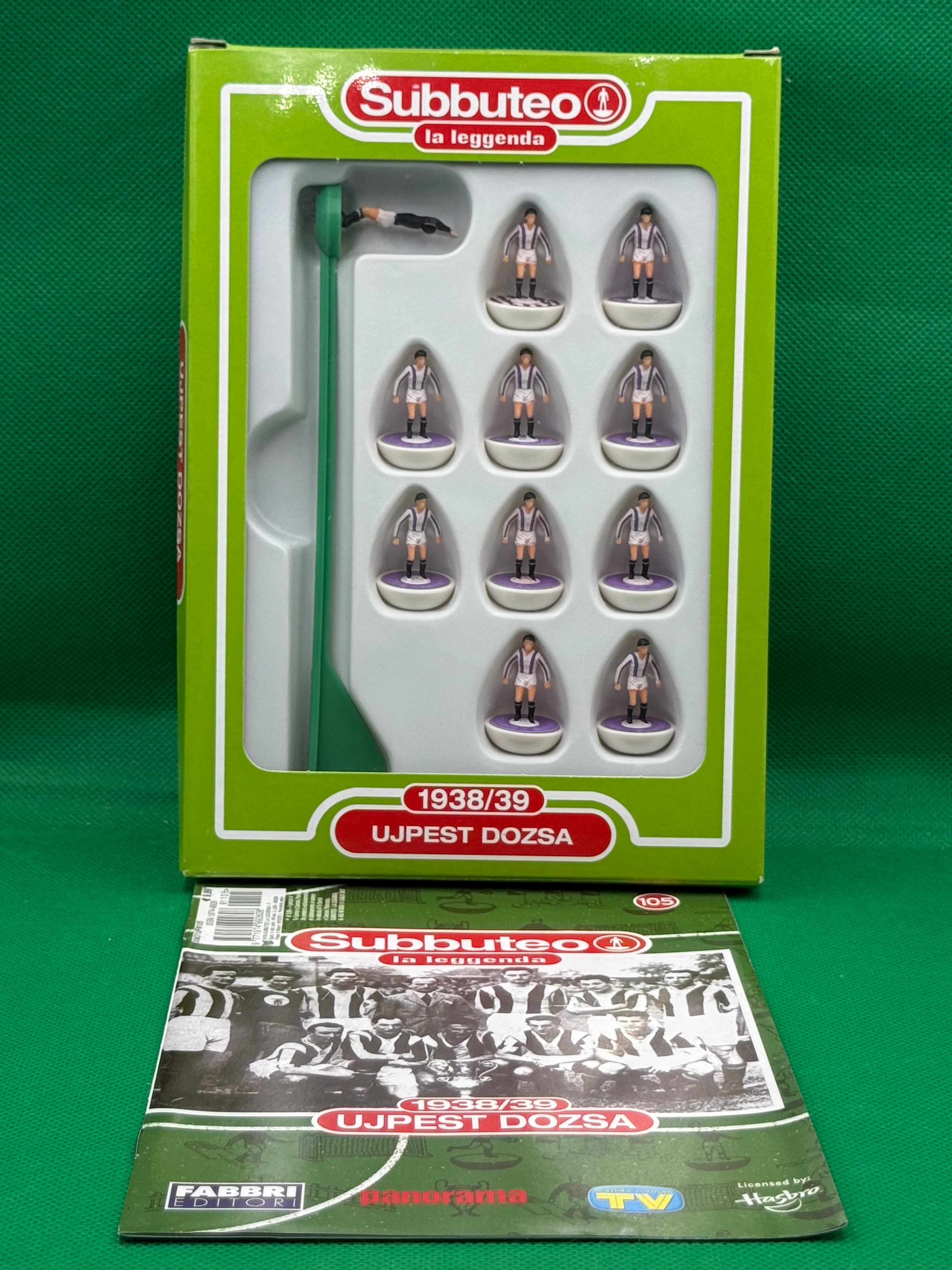 Subbuteo squadra Leggenda Lw Ujpest Dosa 1938/39 - con Libretto
