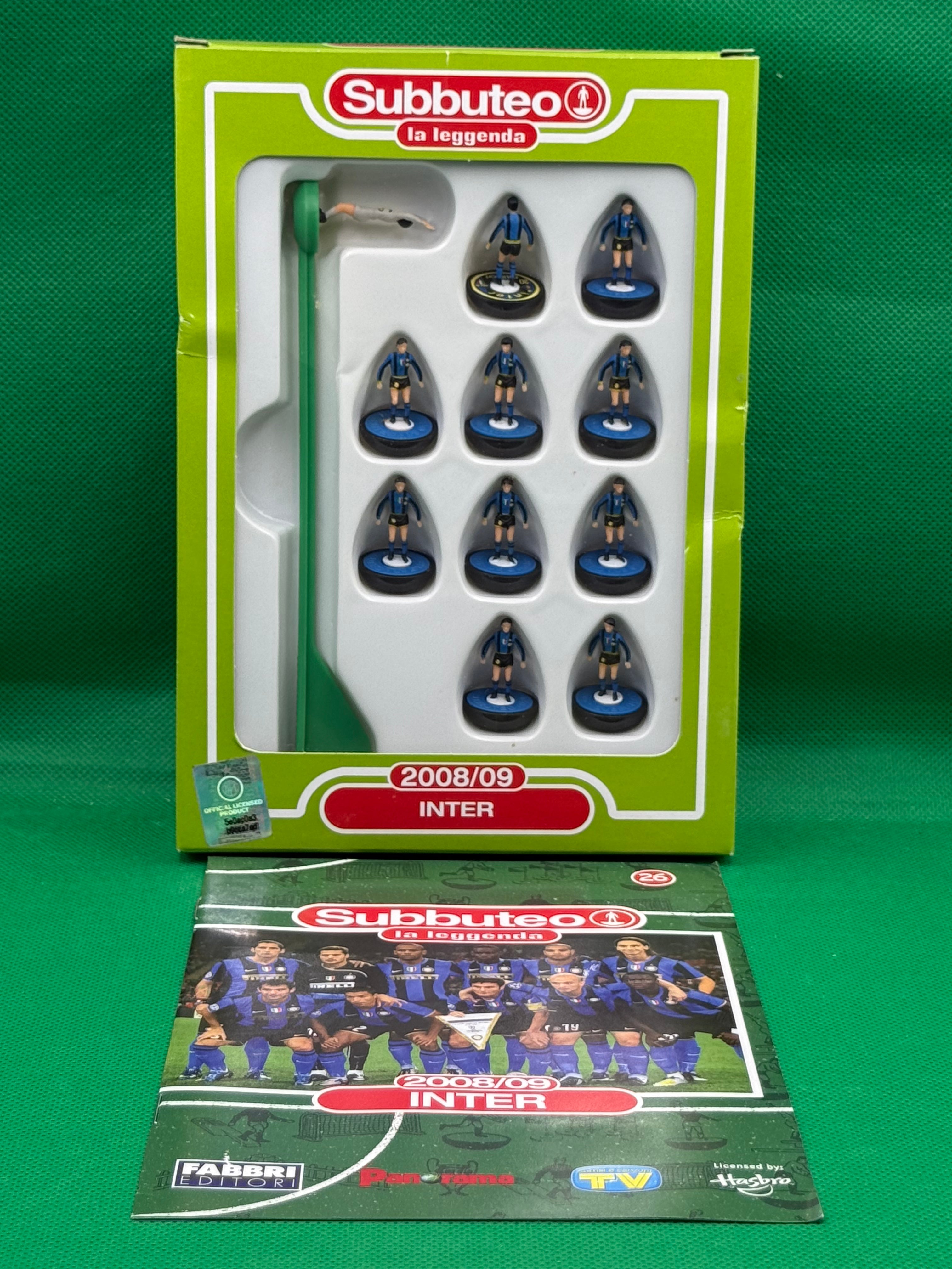 Subbuteo squadra Leggenda Lw Inter 2008/09 - con Libretto