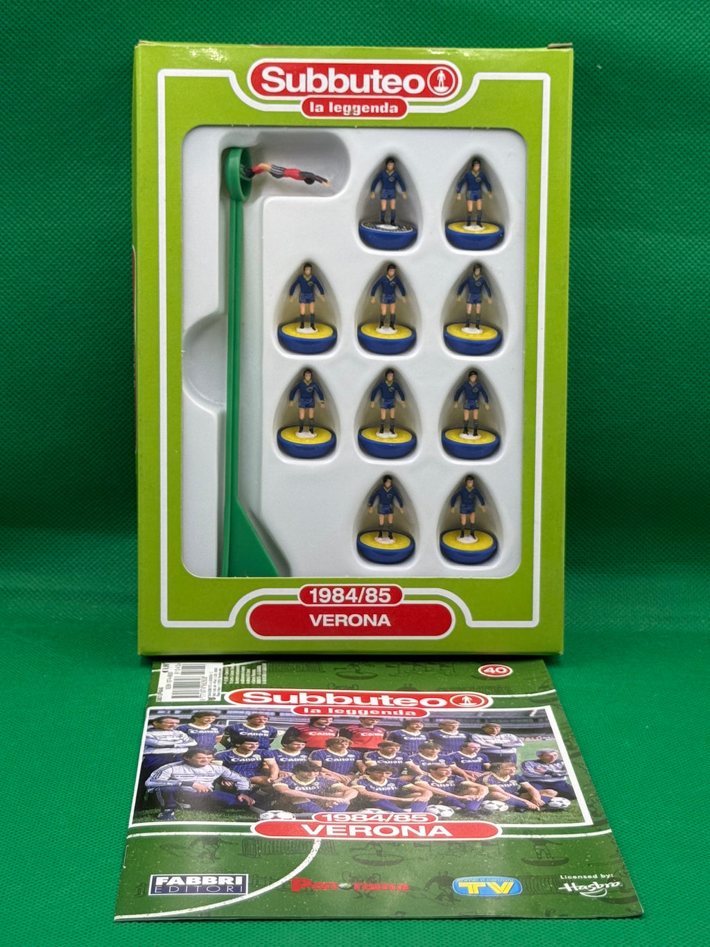 Subbuteo squadra Leggenda Lw Verona 1984/85 - con Libretto
