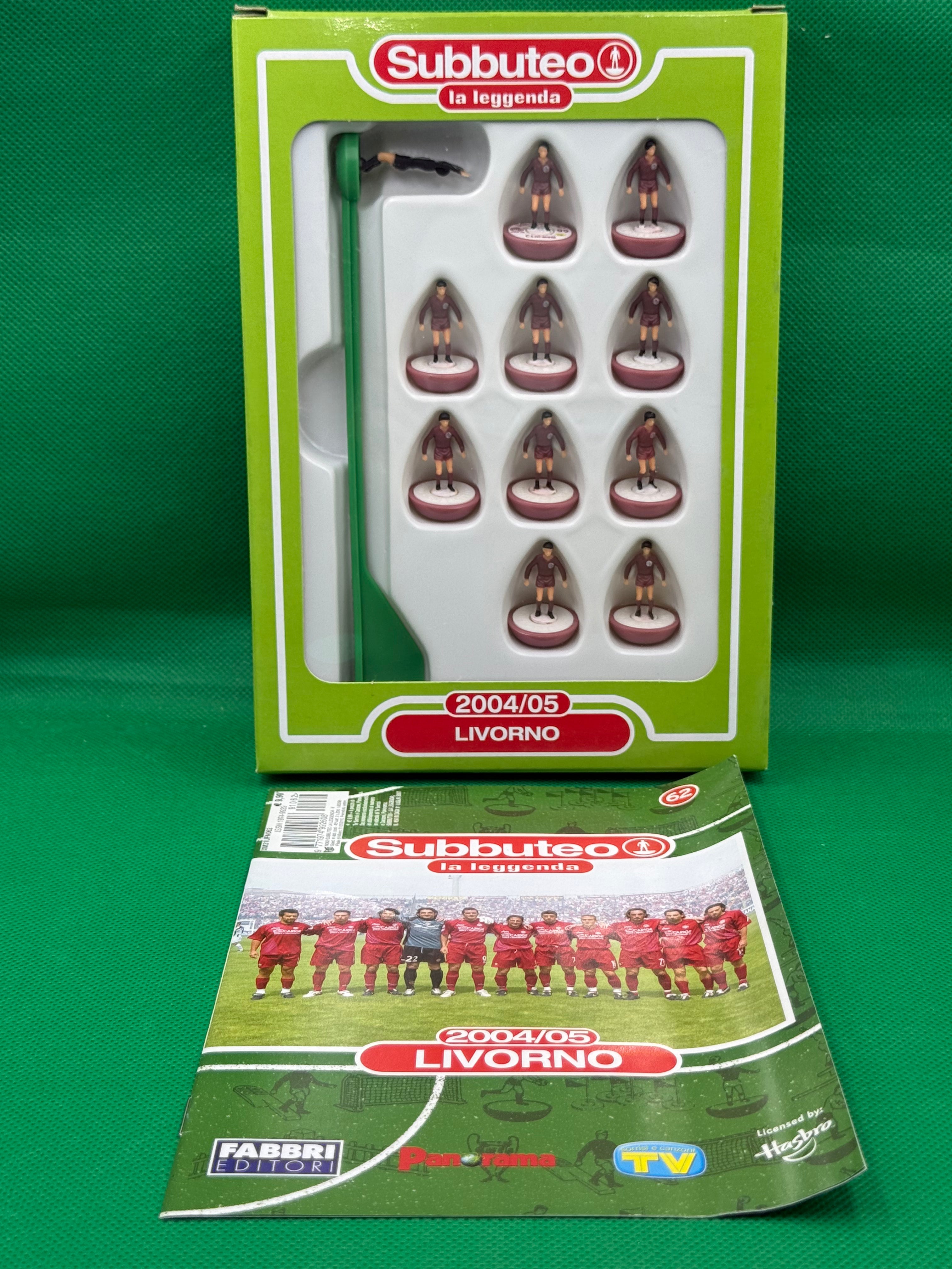 Subbuteo squadra Leggenda Lw Livorno 2004/05 - con Libretto