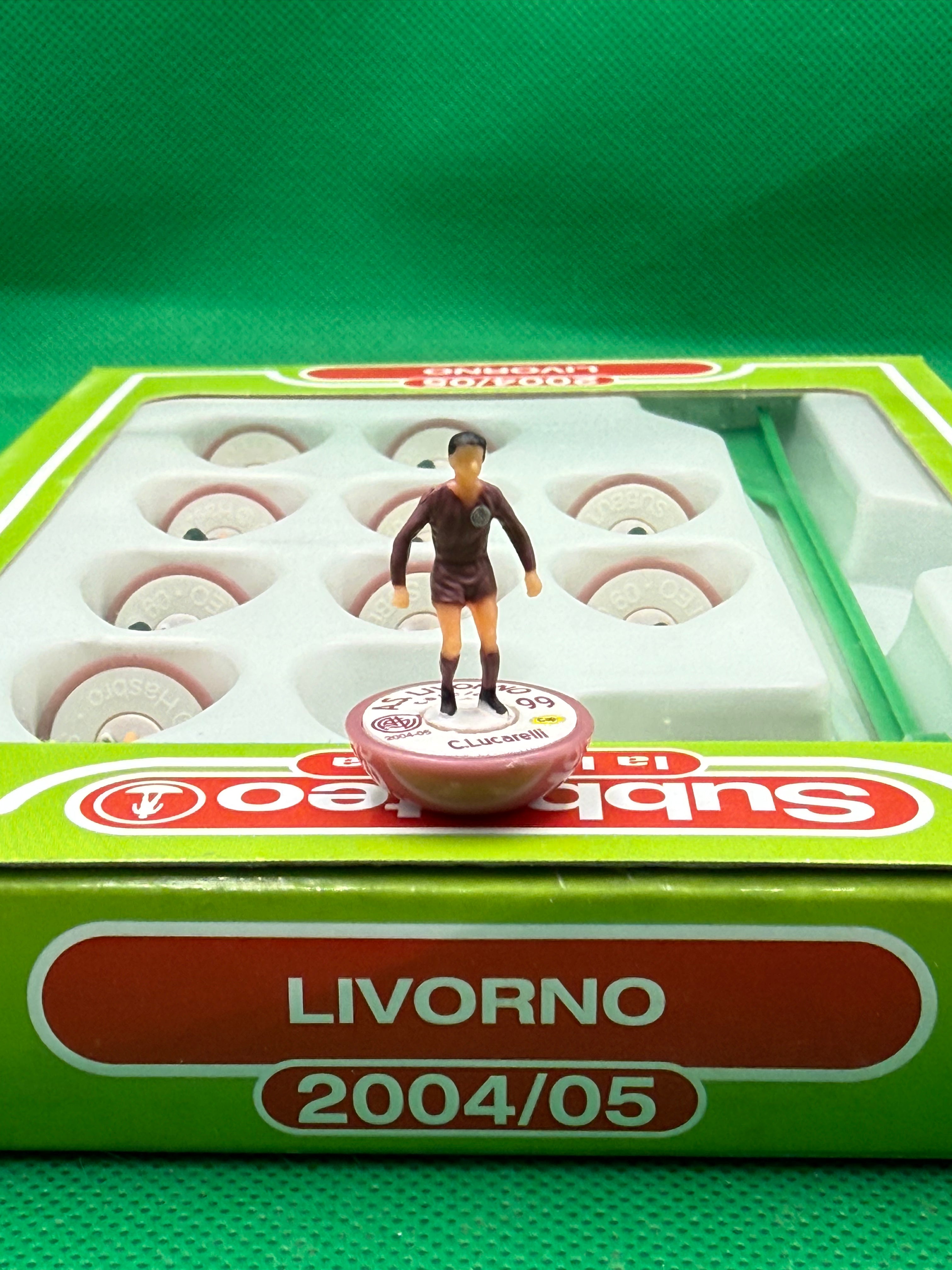 Subbuteo squadra Leggenda Lw Livorno 2004/05 - con Libretto