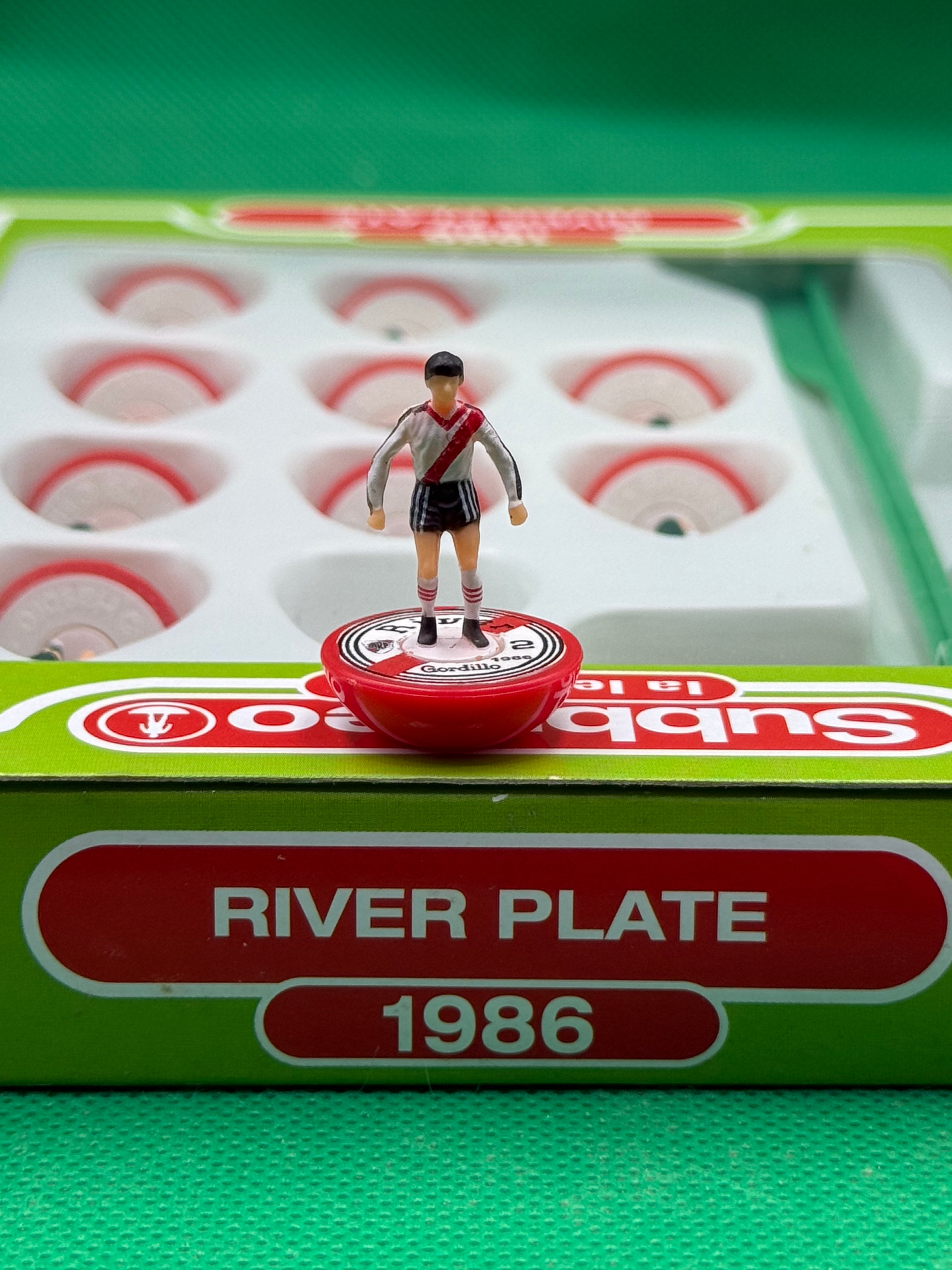Subbuteo squadra Leggenda Lw River Plate 1986 - con Libretto
