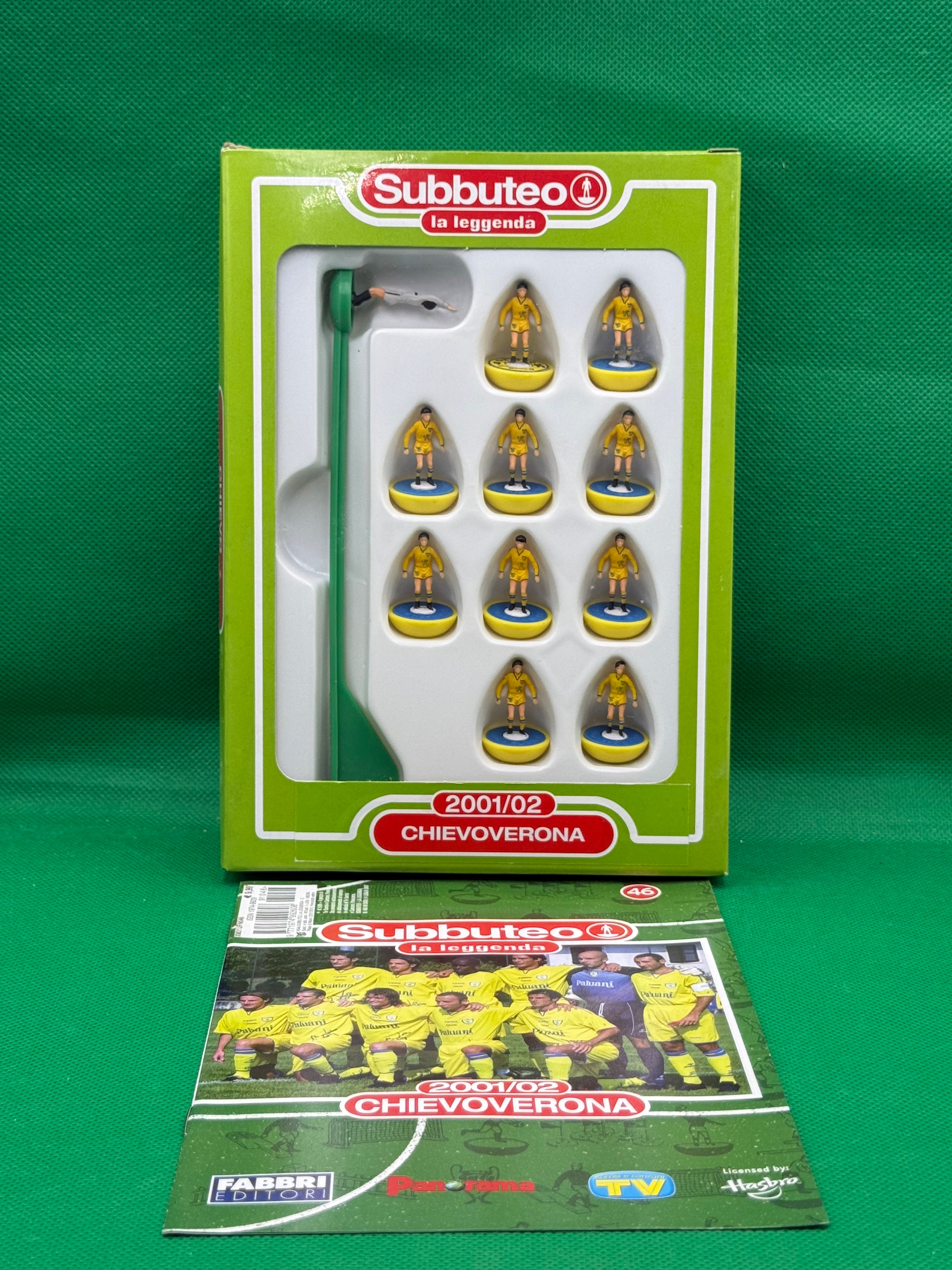 Subbuteo squadra Leggenda Lw Chievo 2001/02 - con Libretto