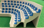 SubbuteoLab Linea stadio 3D Curva - Seggiolini Blu