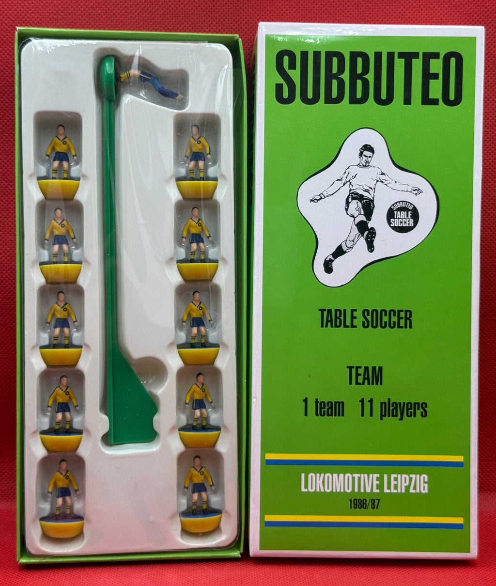 Subbuteo squadra Hw vintage Leggenda Locomotive Leipzig 1986/87 - con libretto