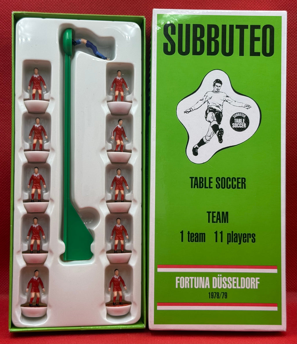 Subbuteo squadra Hw vintage Leggenda Fortuna Dusseldorf 1978/79 - con libretto