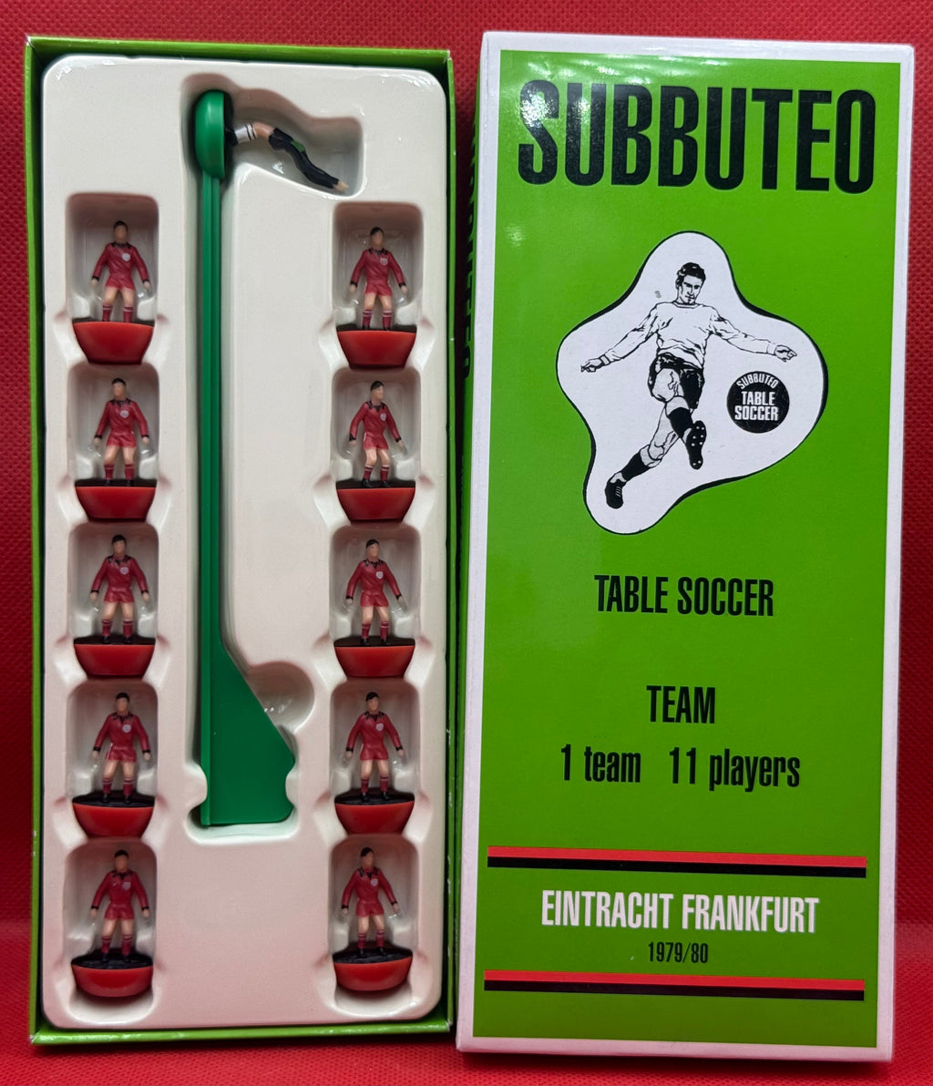 Subbuteo squadra Hw vintage Leggenda Eintracht Frankfurt 1979/80 - con libretto