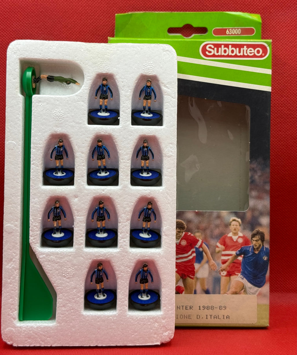 Subbuteo squadra Lw Inter ref 58 Campione d'Italia 1988-89