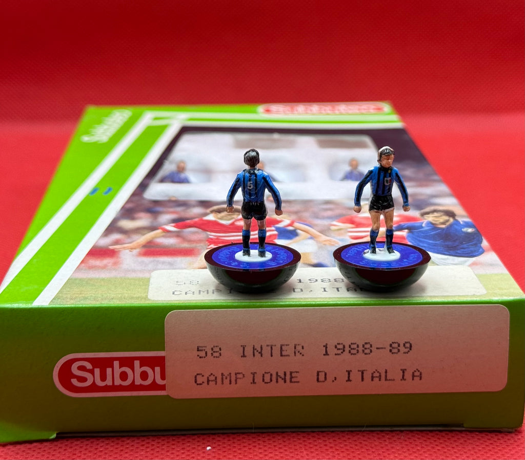 Subbuteo squadra Lw Inter ref 58 Campione d'Italia 1988-89