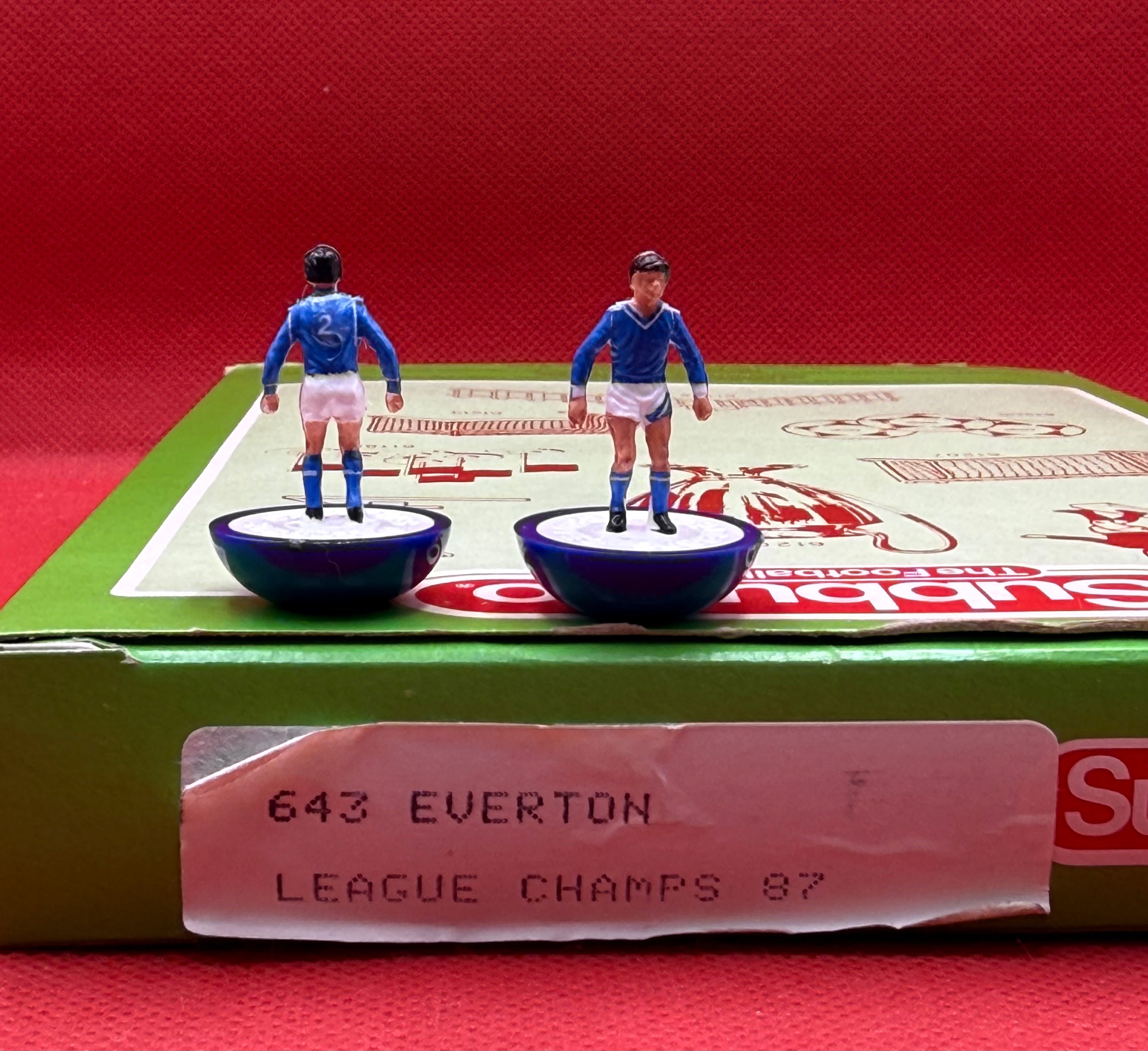 Subbuteo squadra Lw Everton ref 643 League Champs 97