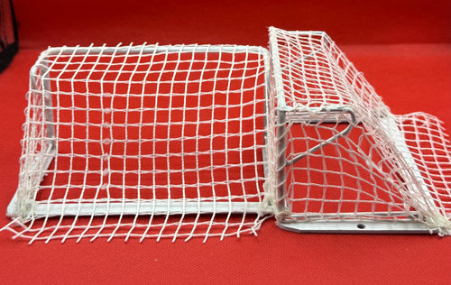 Subbuteo coppia di porte in metallo - Tournament