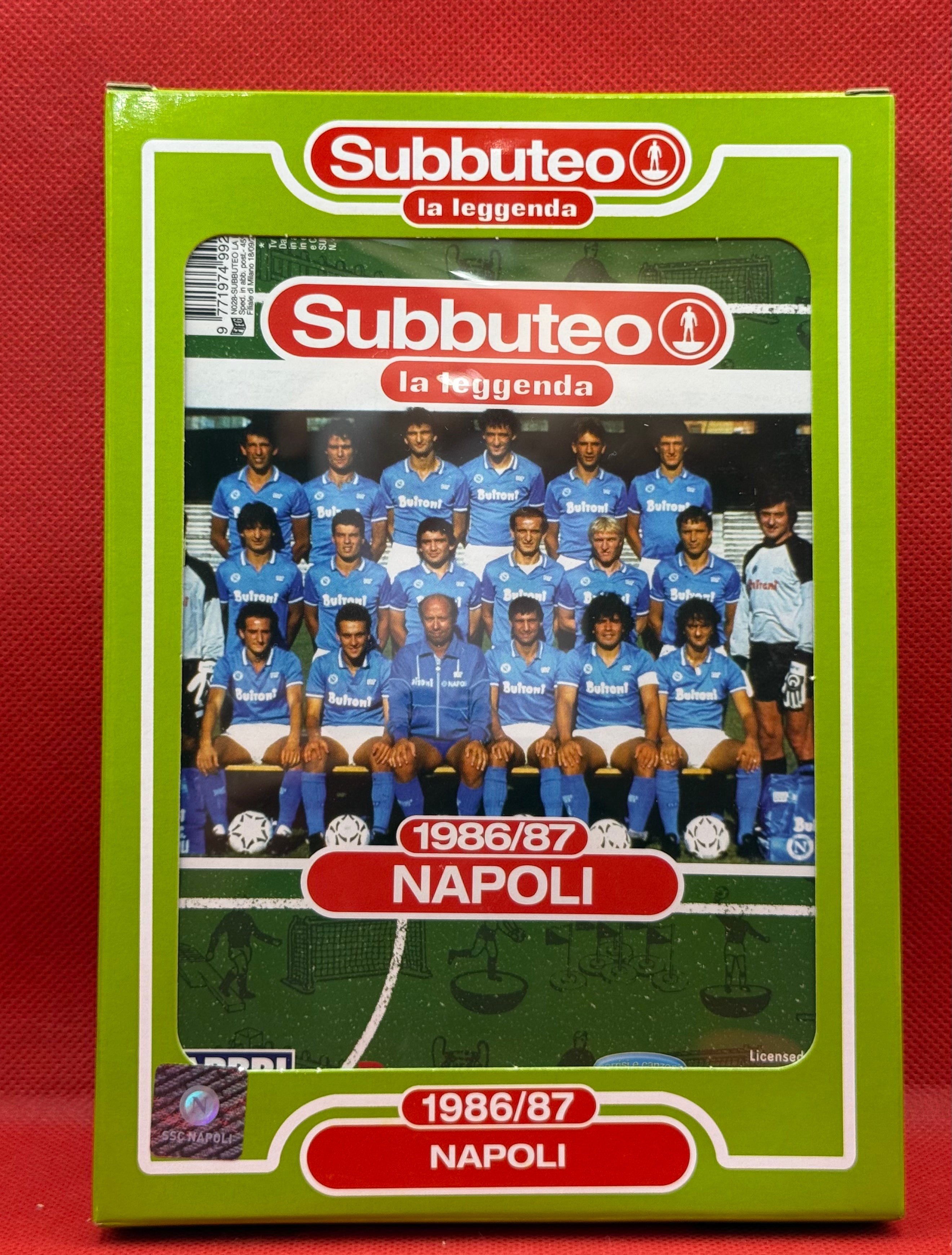 Subbuteo 'serie la Leggenda Lw' Napoli 1986/87 - con libretto