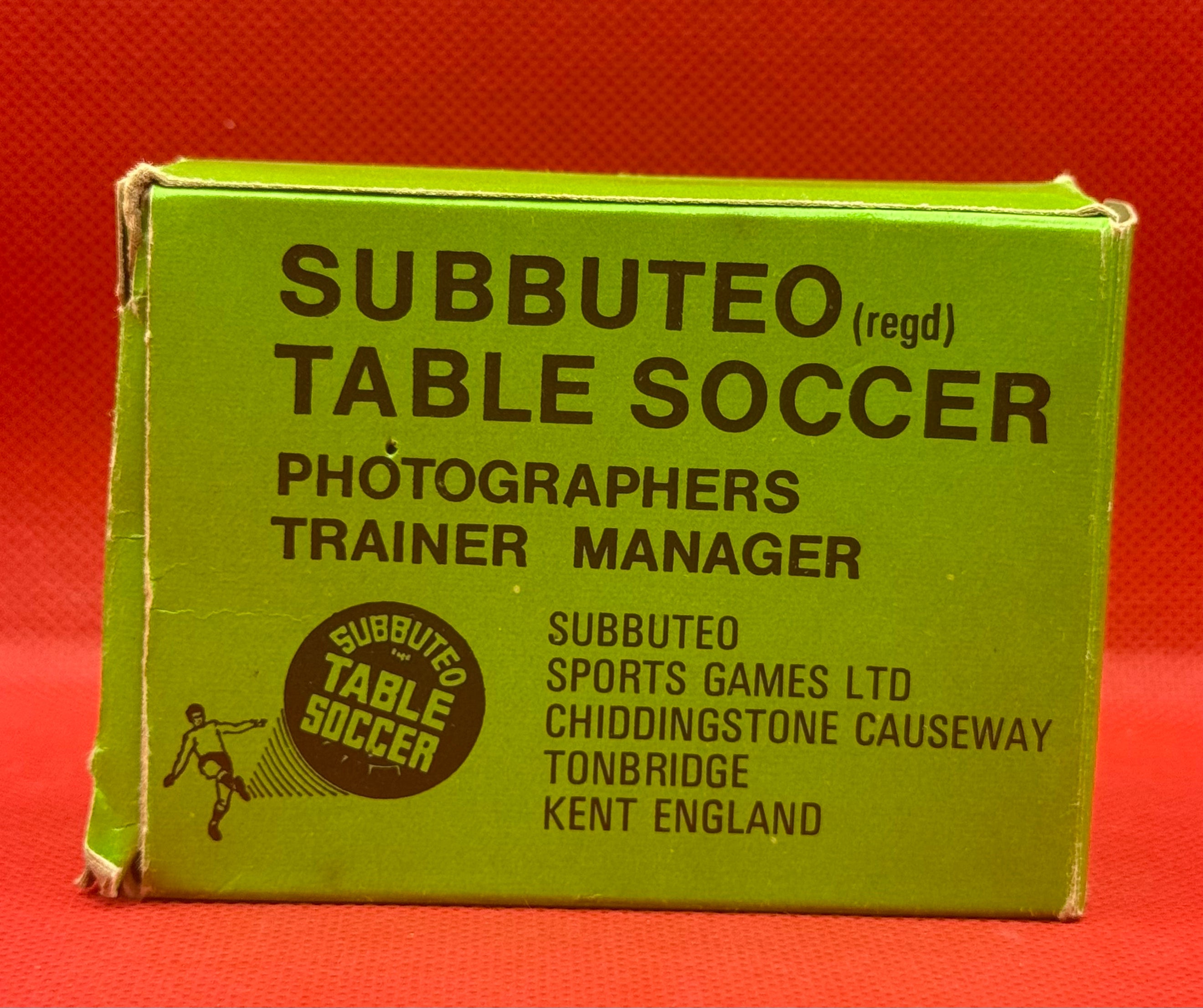 Subbuteo photographers & trainer manager c104